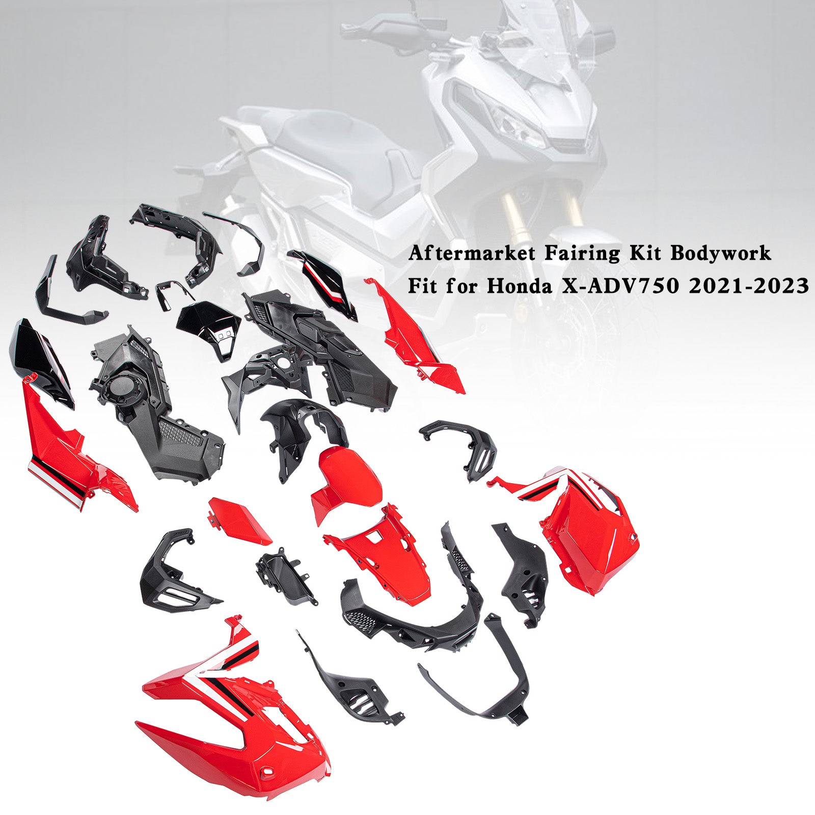 Carrosserie de carénage de moulage par injection pour Honda X-ADV 750 XADV750 2021-2023 07#