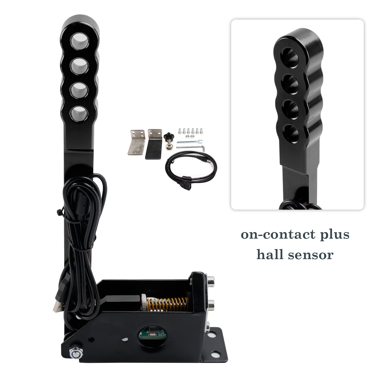 14 -bittinen kilpa -käsijarru USB SIM -PC: lle, jossa on omaisuuspihdit G27/G29/T300/T500