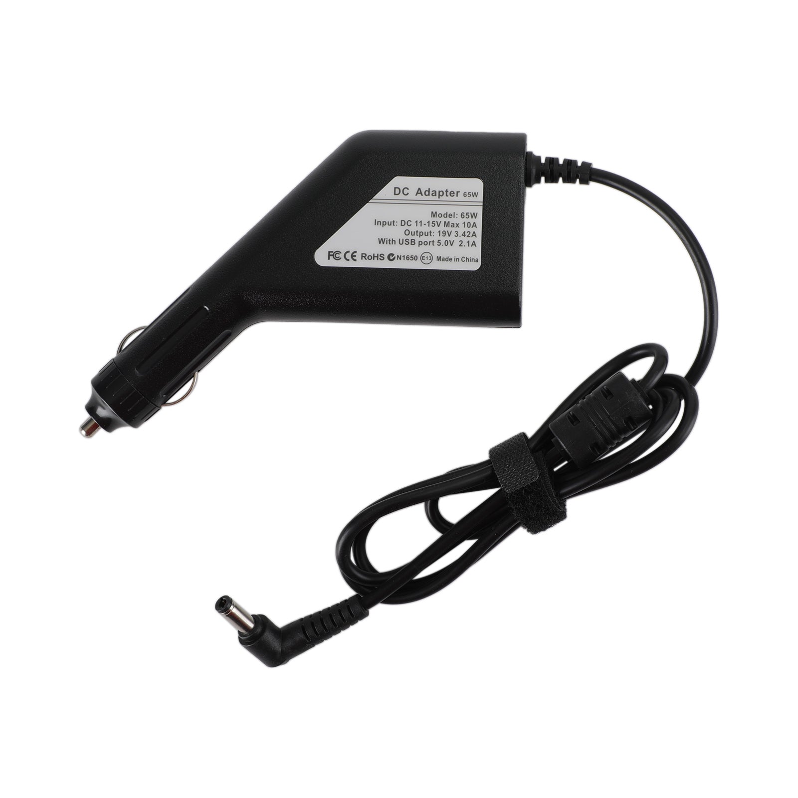 Chargeur Allume-Cigible Universel 19V 3.42A 65W 5.5x2.5mm pour Ordinateur Portable Asus Lenovo Acer Samsung