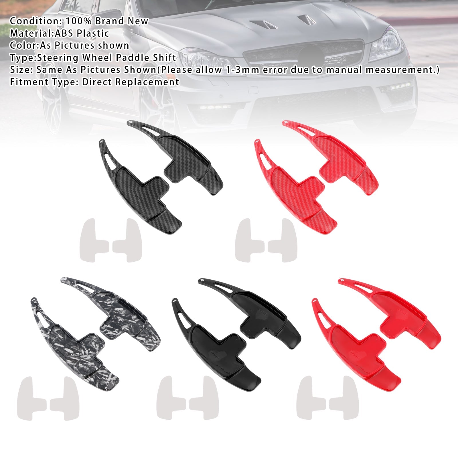 Przedłużenie palet zmiany prędkości za kierownicą dla Mercedes Benz AMG C63