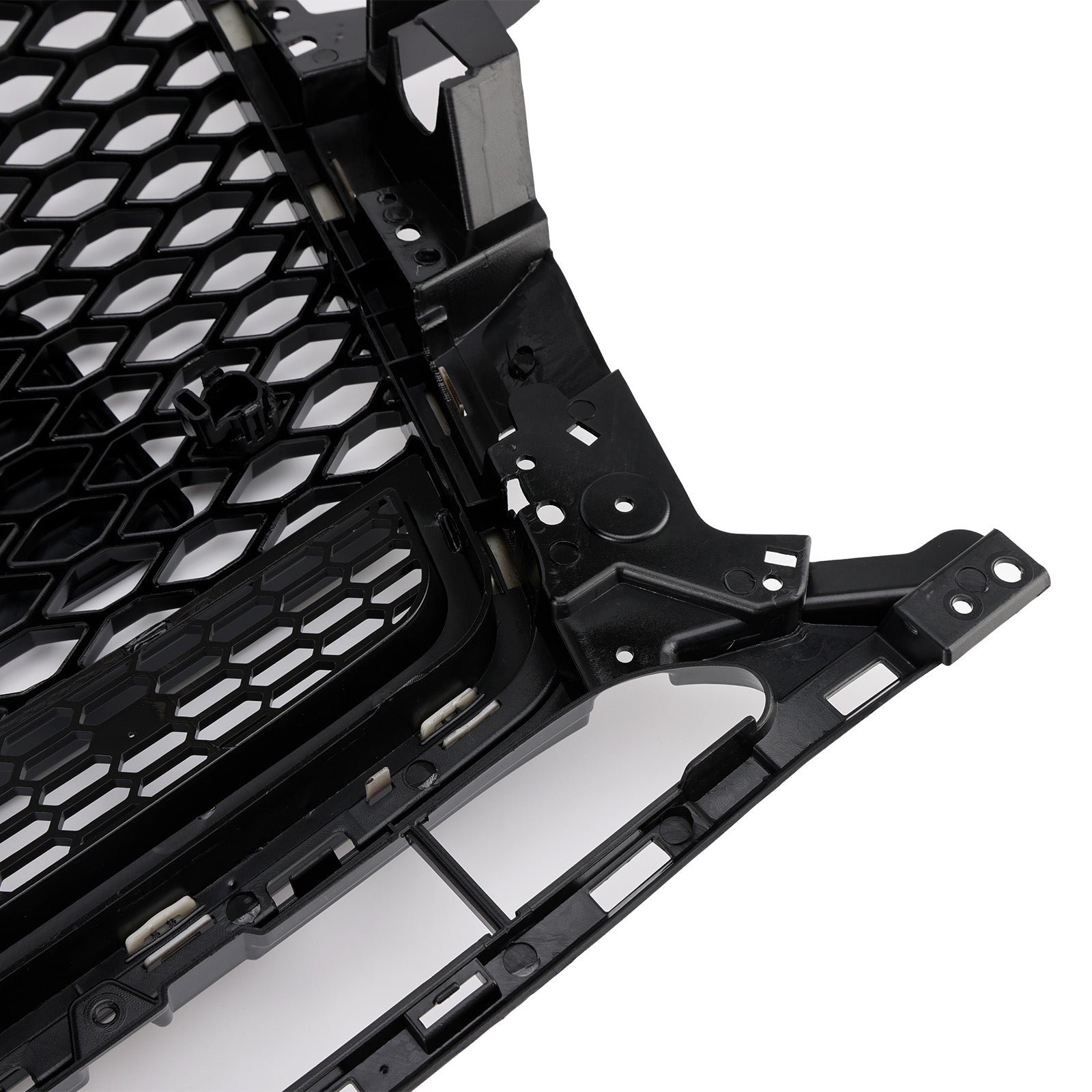 Grille de pare-chocs avant en nid d'abeille noir brillant pour Audi Q5 2013-2017