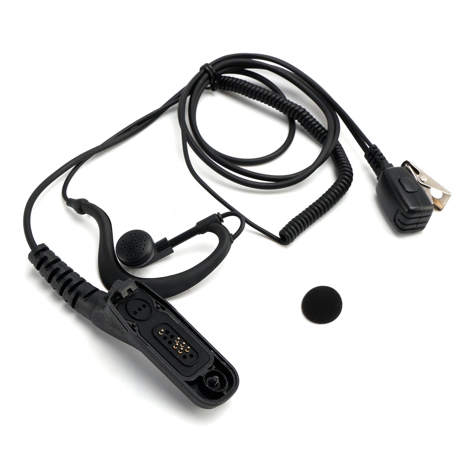 8268-614 Casque audio incurvé avec contour d'oreille pour XPR6380 XiR P8260 DP3600 APX6000 GP328D