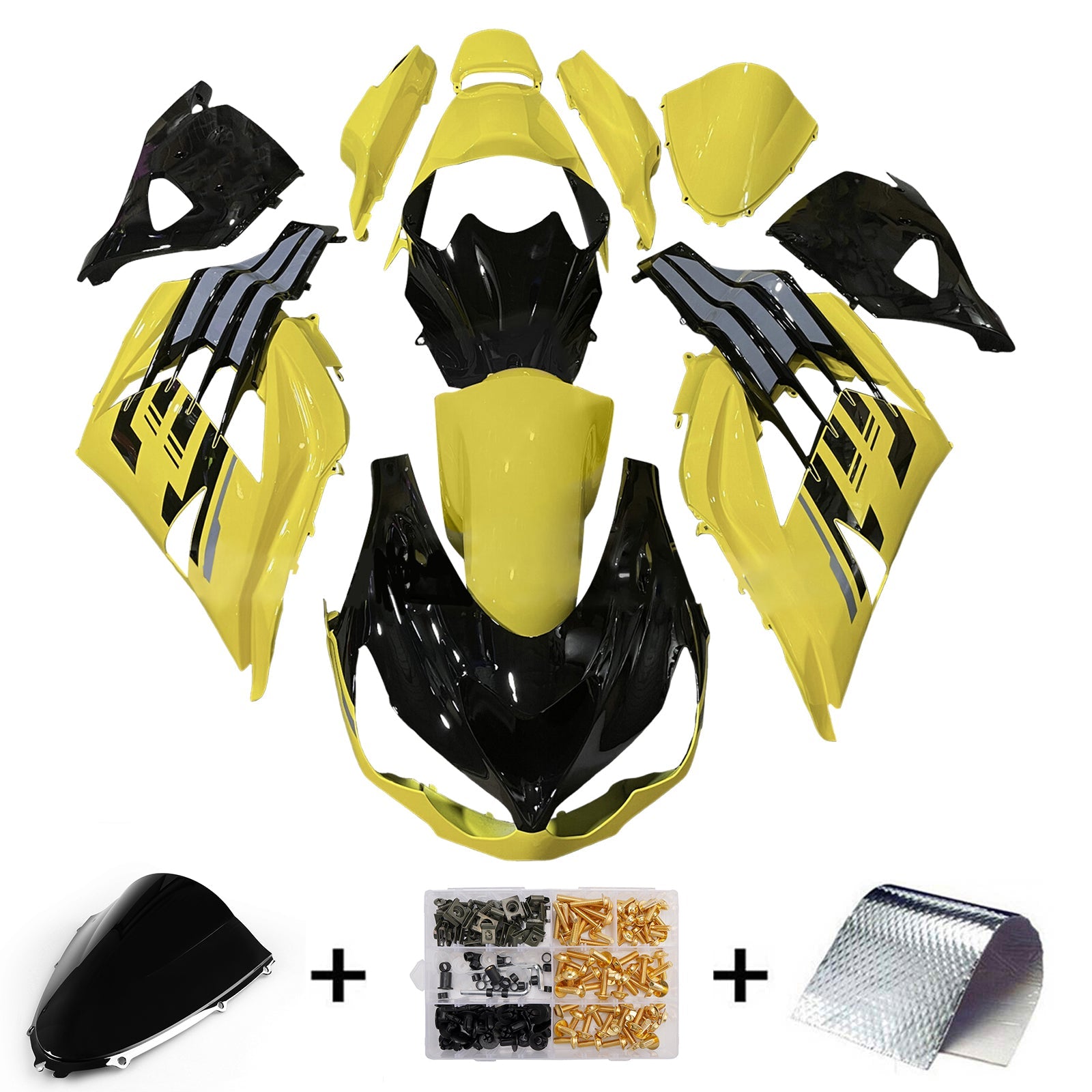 Kit carenatura iniezione per Kawasaki ZX14R ZZR1400 2012-2025