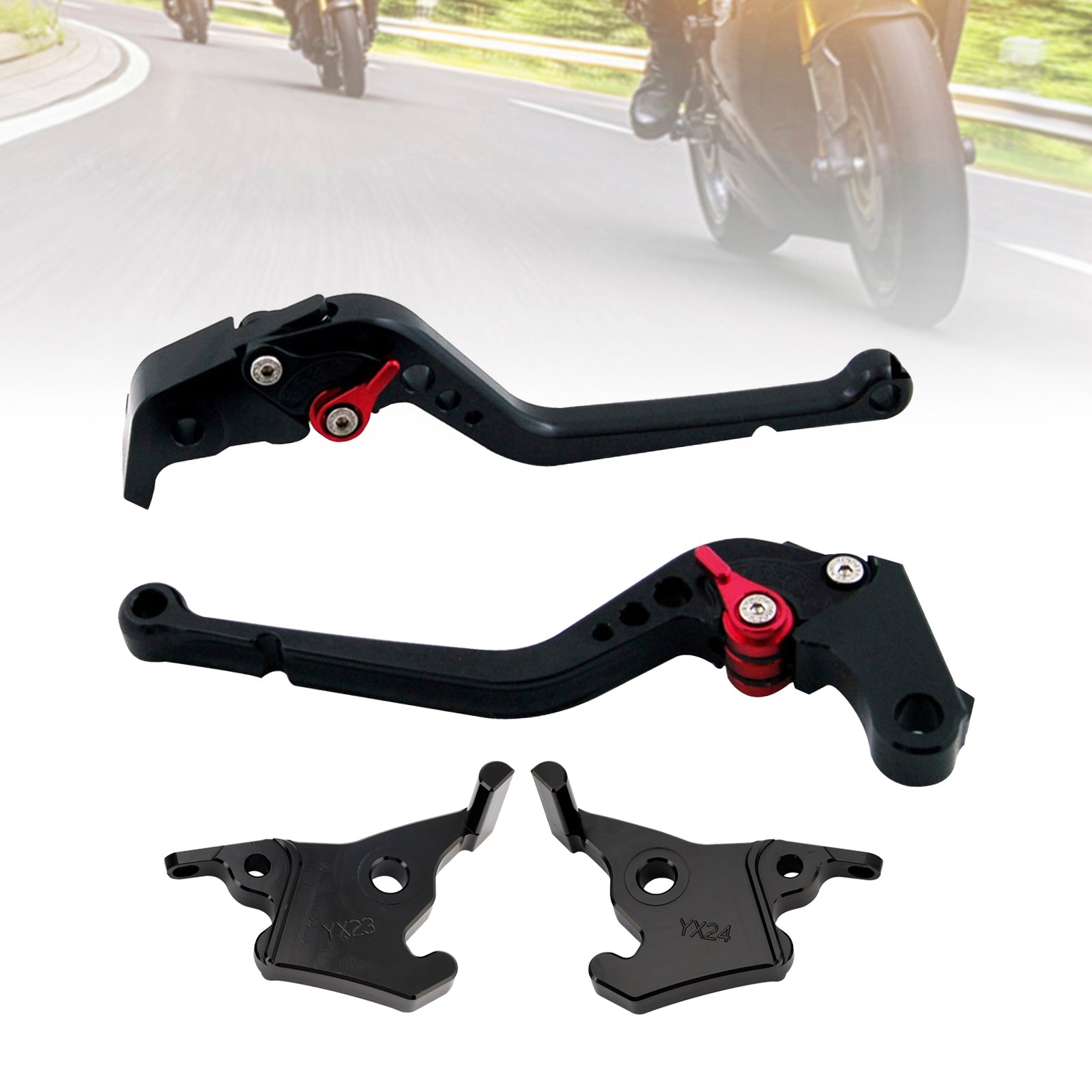 Levier d'embrayage et de frein long pour YAMAHA XMAX 300 (2023-2025)