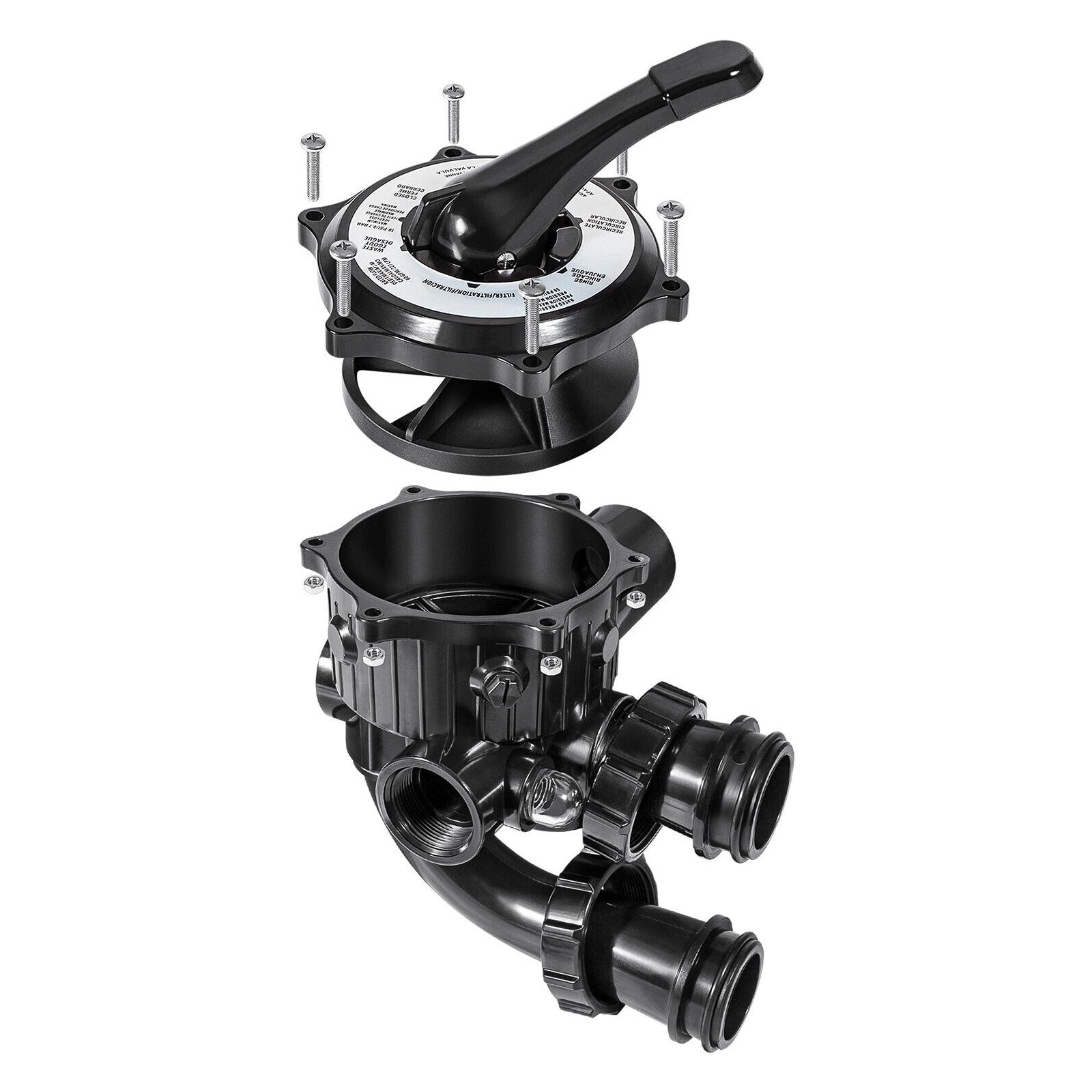 Válvula multiflo de múltiples Válvula SPX0710x32, 1.5 pulgadas, adaptada a las piscinas de la serie Hayward S200 y S240