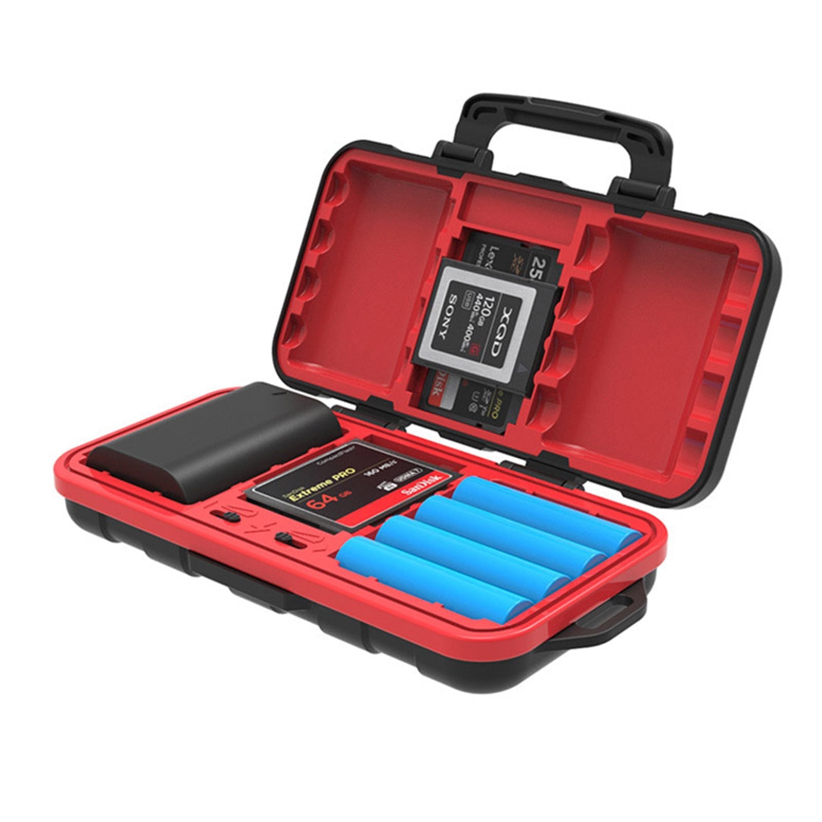 Kameran muistikortin suojakotelo Kameran akkukotelo SD/TF-kortin tallennuslaatikkosarja