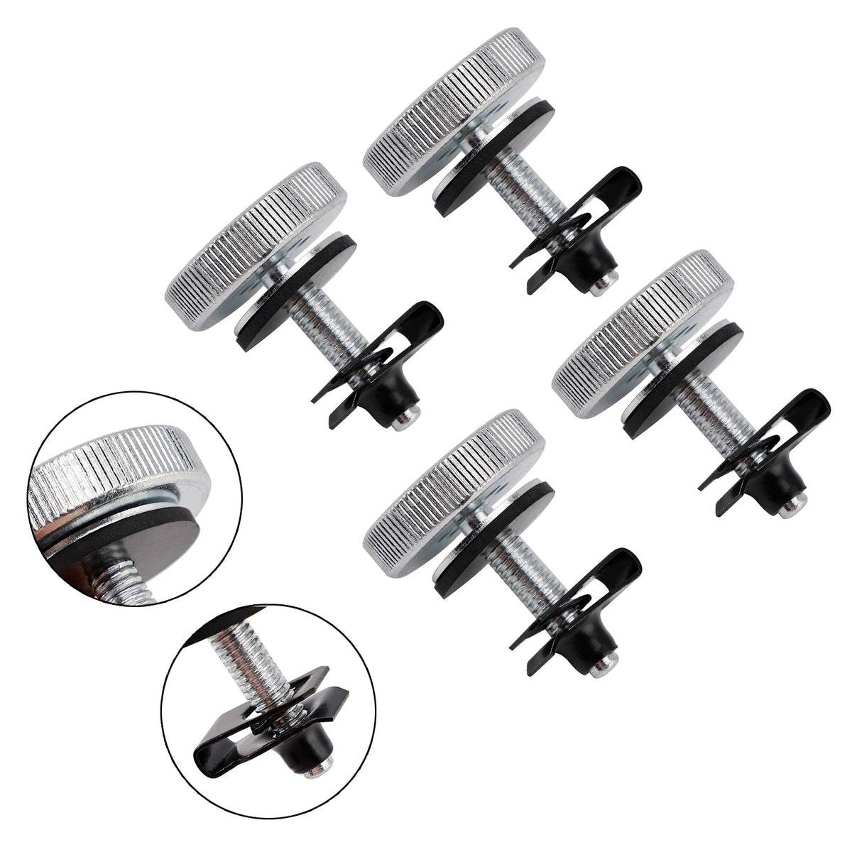 Kit de pernos de seguridad antirrobo de 4 piezas para alforjas Road King Street Road Glide
