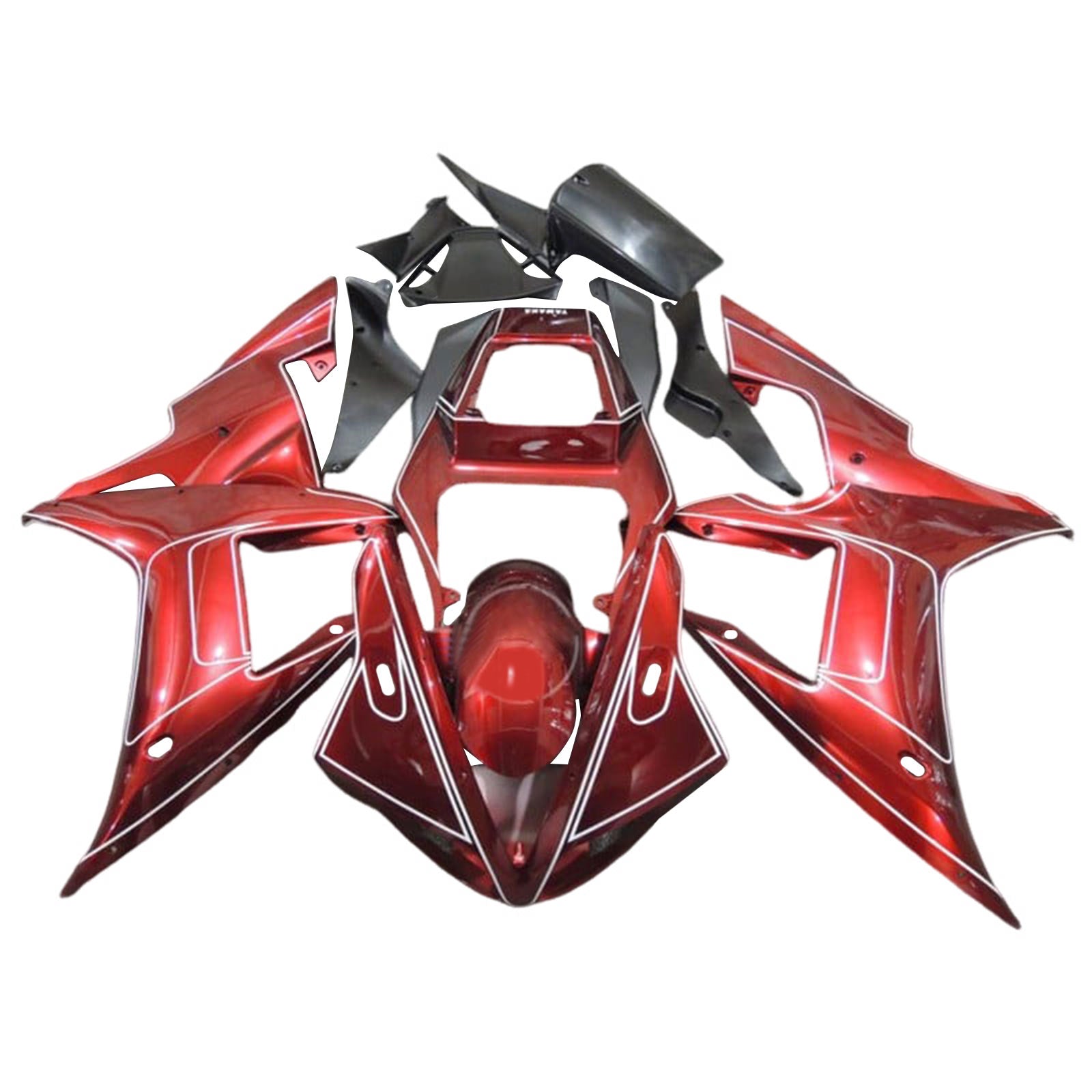 2002-2003 Yamaha YZF 1000 R1 Kit de carenado de inyección Carrocería de plástico ABS