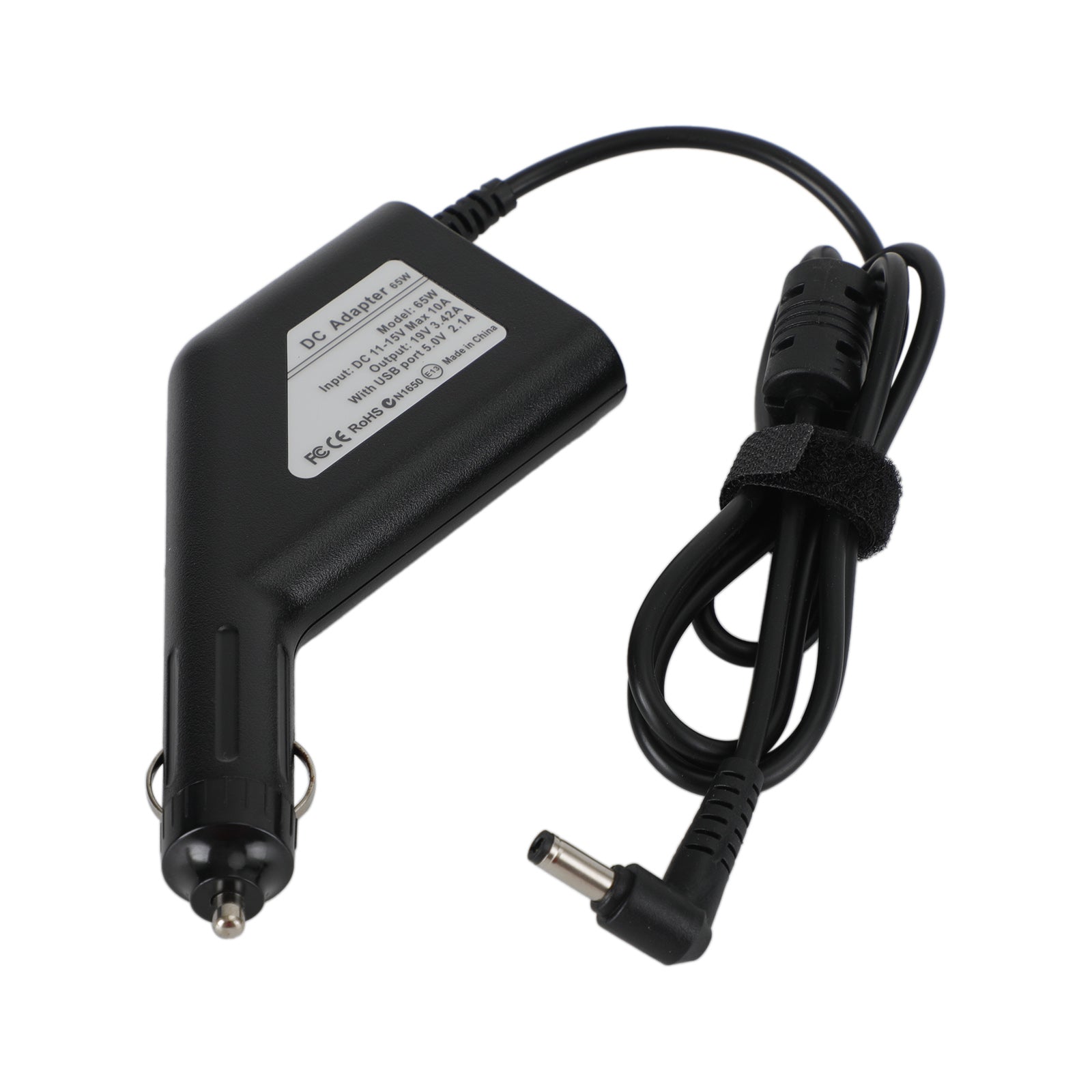 Chargeur Allume-Cigible Universel 19V 3.42A 65W 5.5x2.5mm pour Ordinateur Portable Asus Lenovo Acer Samsung
