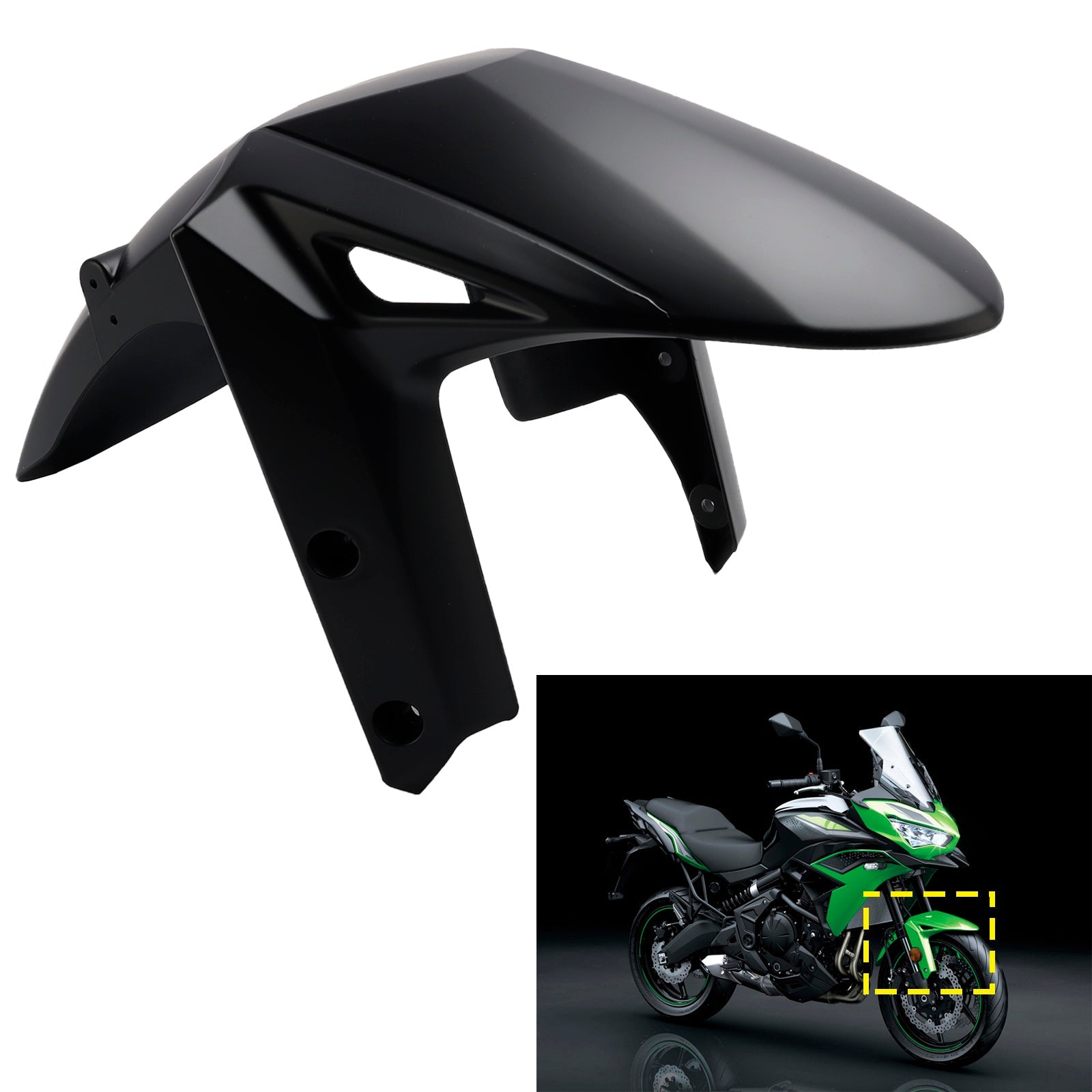 2022-2024 Kawasaki Versys 650 KLE650 Carénage de garde-boue avant