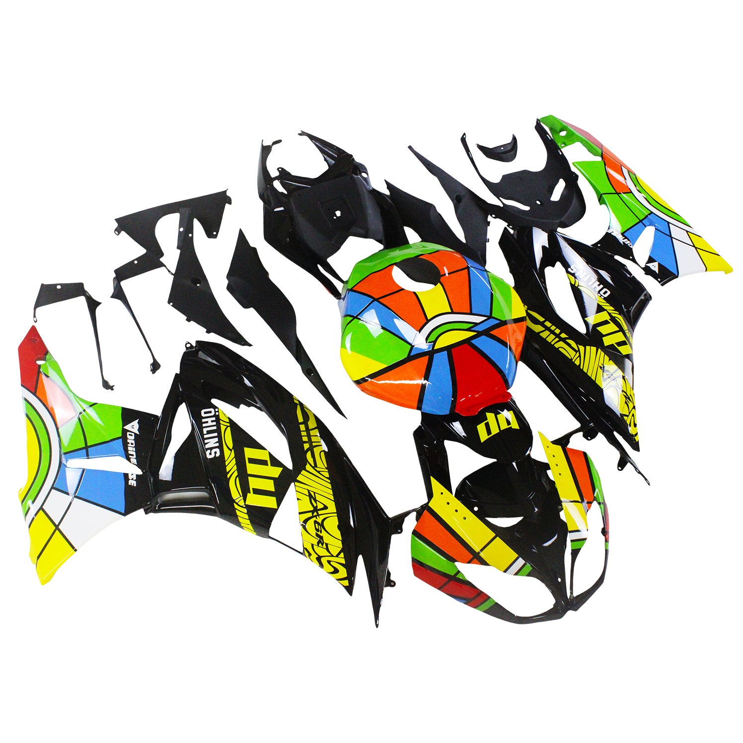 Vbrizgavanje kompleta za karoserijo plastični abs, ki je primeren za Kawasaki ZX6R 636 2009-2012