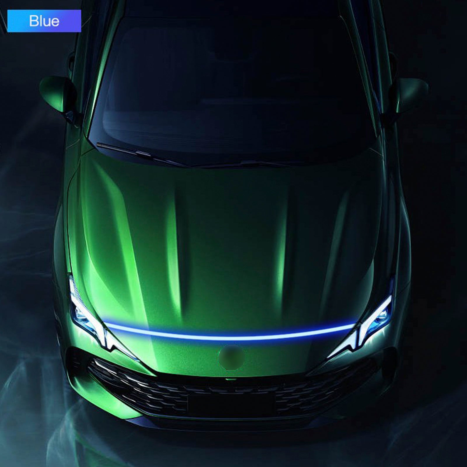 Franja diurna LED para la campana del automóvil, escaneo dinámico flexible, inicio -Up