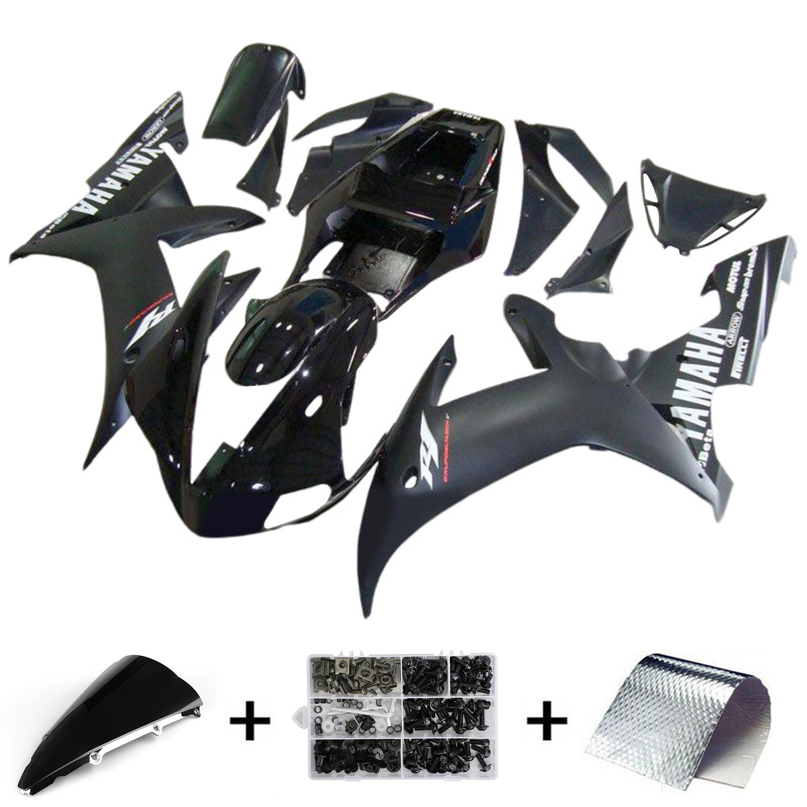 2002-2003 Yamaha YZF 1000 R1 Kit de carenado de inyección Carrocería de plástico ABS