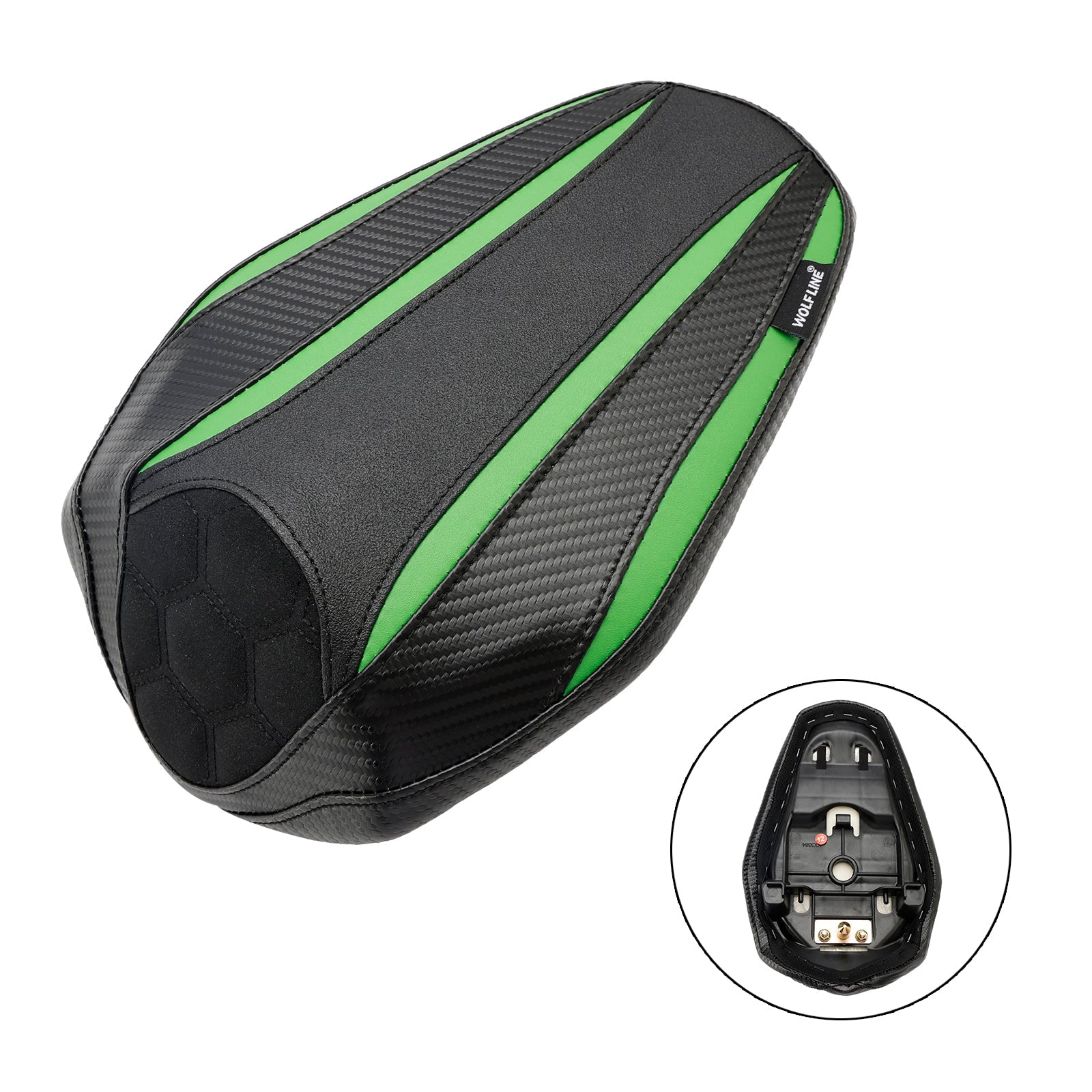 Mate Black Black Ensudovovo sedlo za Kawasaki ZX-4R 2023