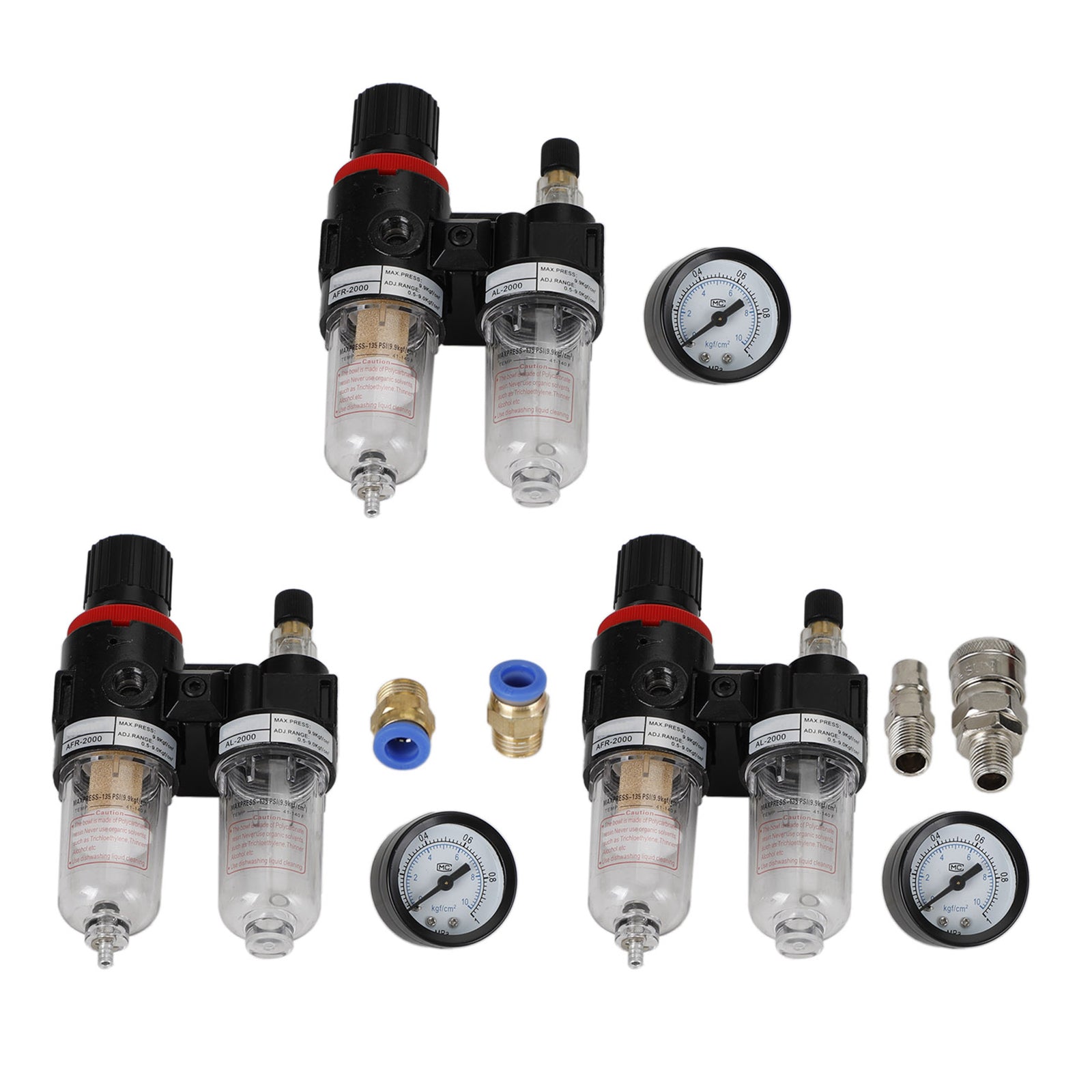 Válvula reguladora de presión de fuente de aire de tratamiento de filtro de aire AFC2000