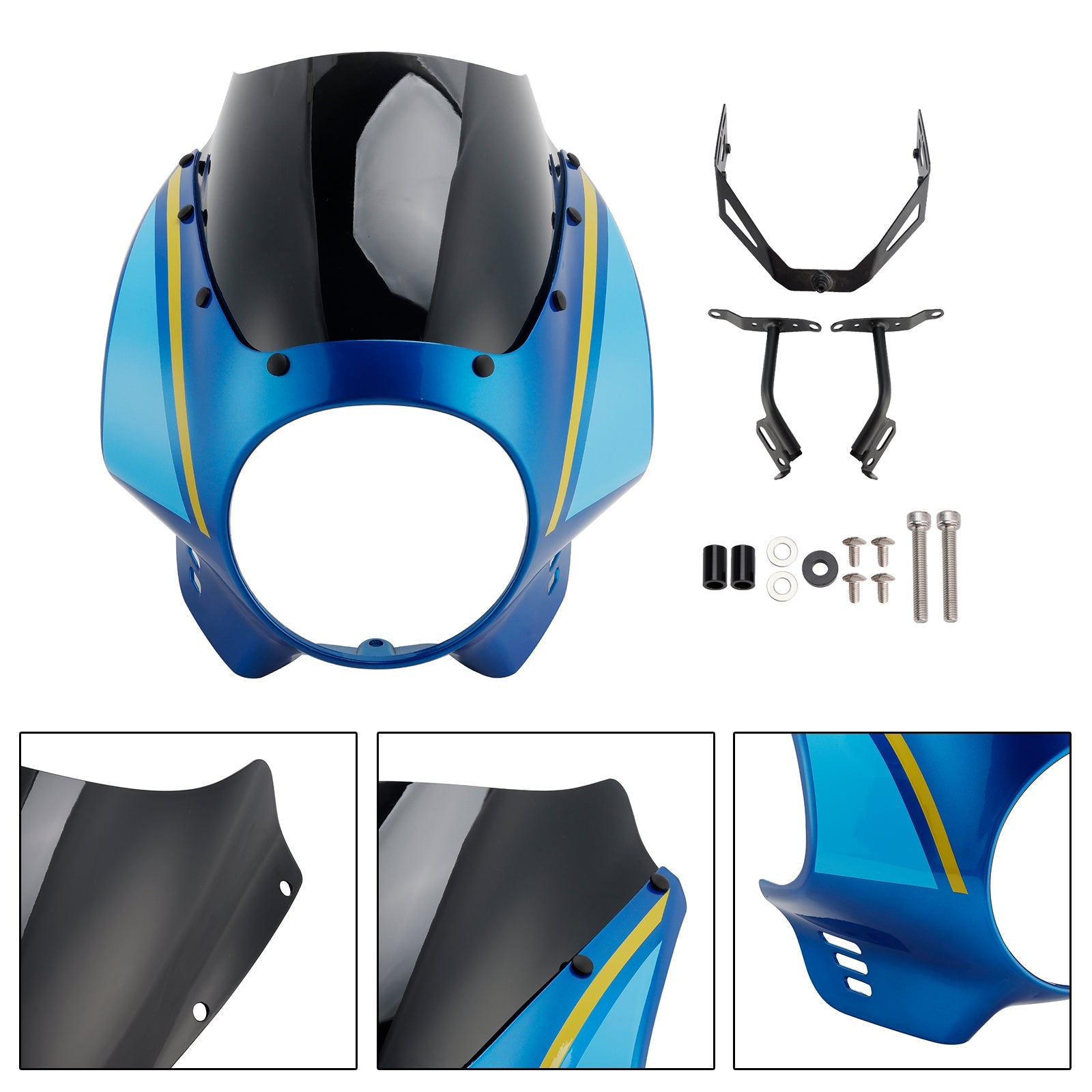 Parabrisas y carenado de faro para Yamaha XSR900 (2022-2025)