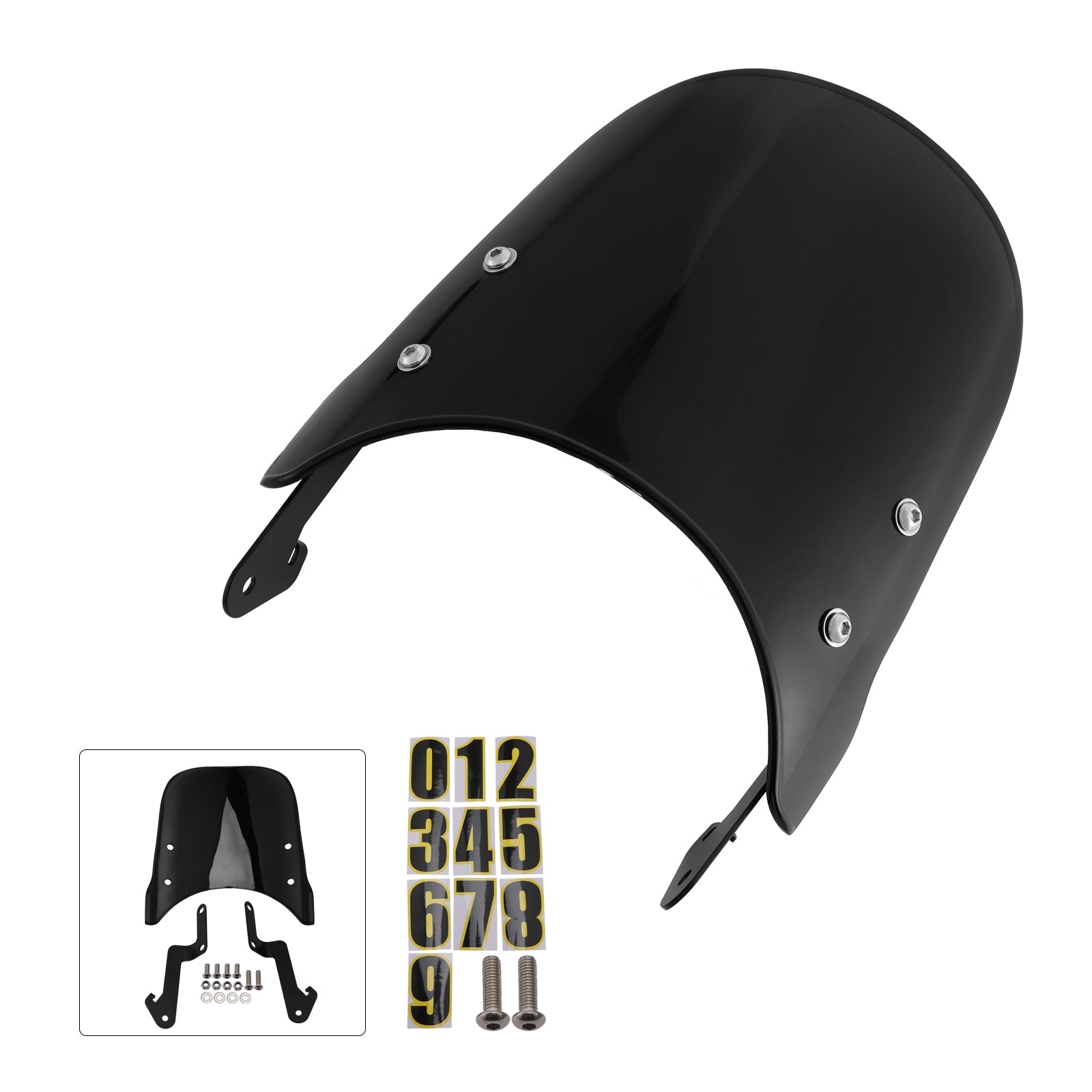 Pare-brise compatible avec YAMAHA XSR 155 2020-2023 XSR 125 2024-2025