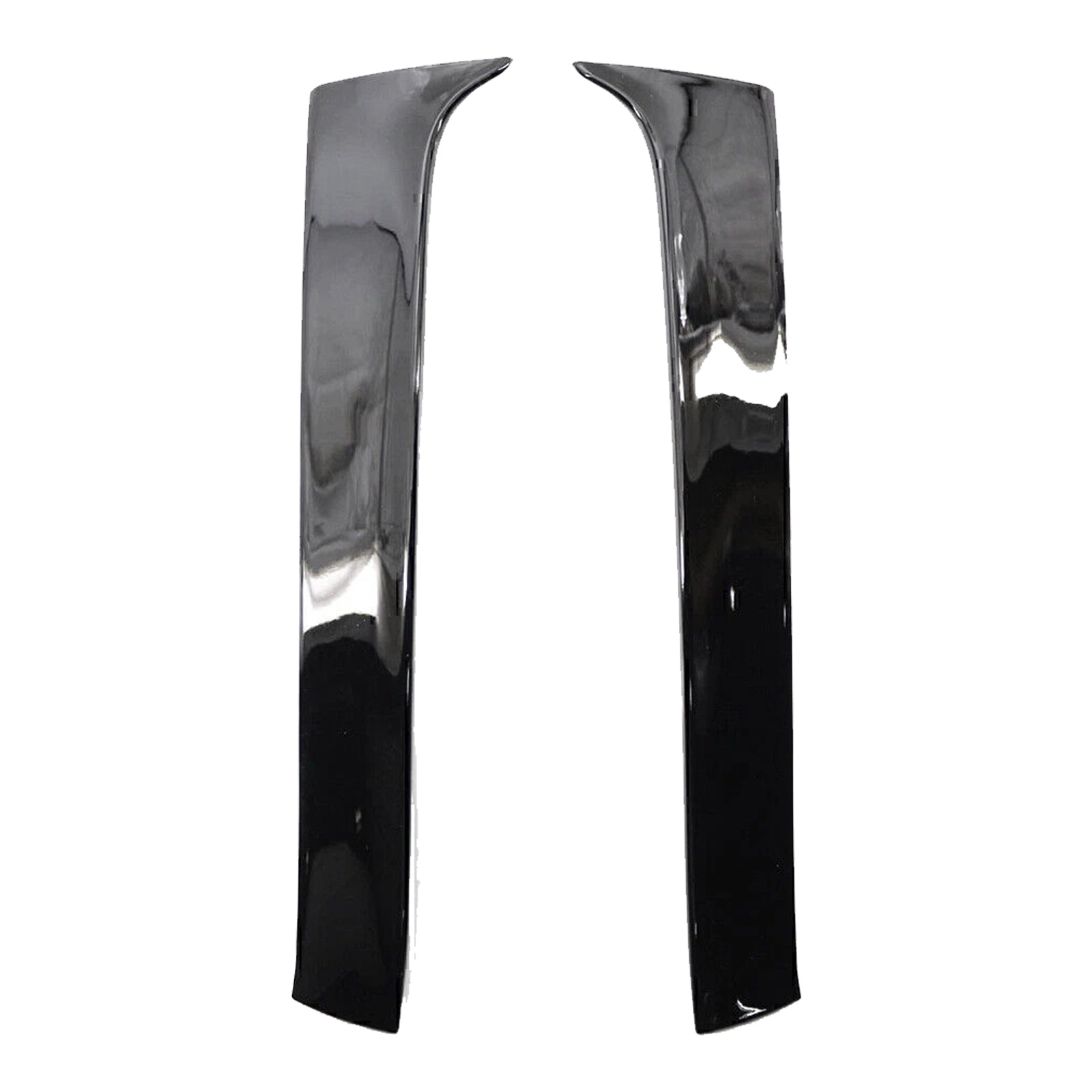 Paire de becquets latéraux de lunette arrière noir brillant pour VW Golf 7 Variant Wagon 2013-2017