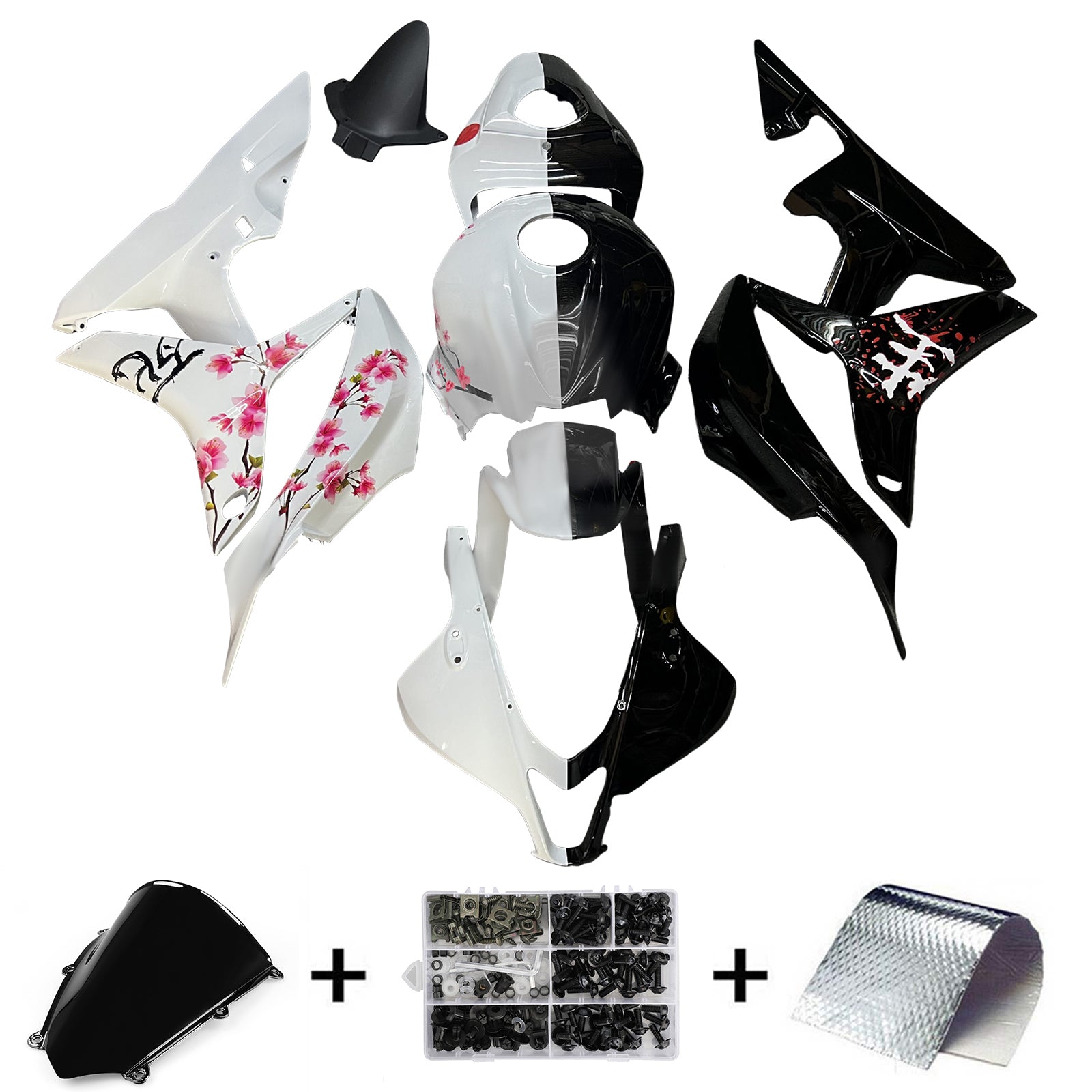 ABS Plastic Fairing Kit for Honda CBR600R 2007-2008 F5