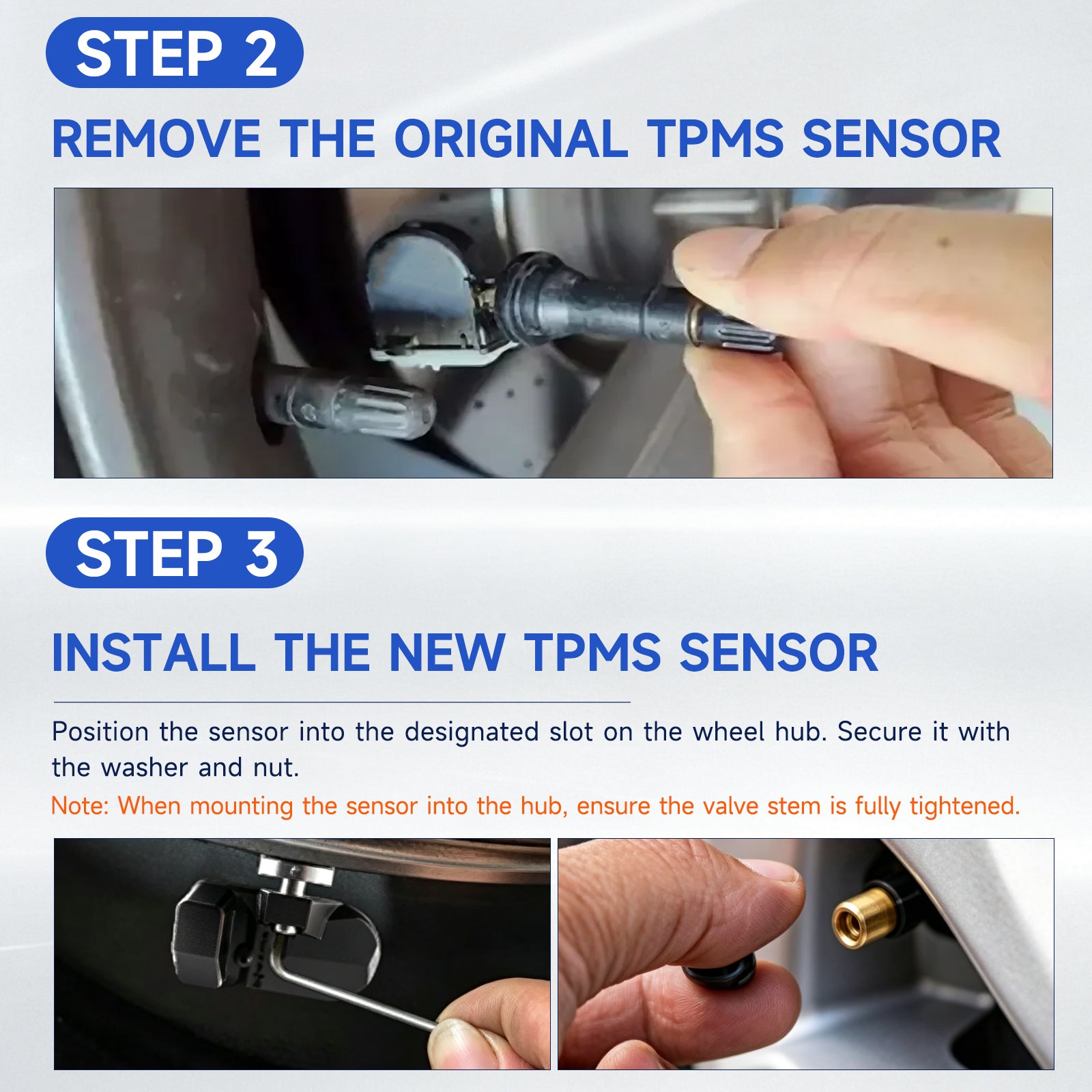 TPMS Bluetooth 4-delige bandendruksensor voor TesLA Model 3/S/X/Y 2021-2024