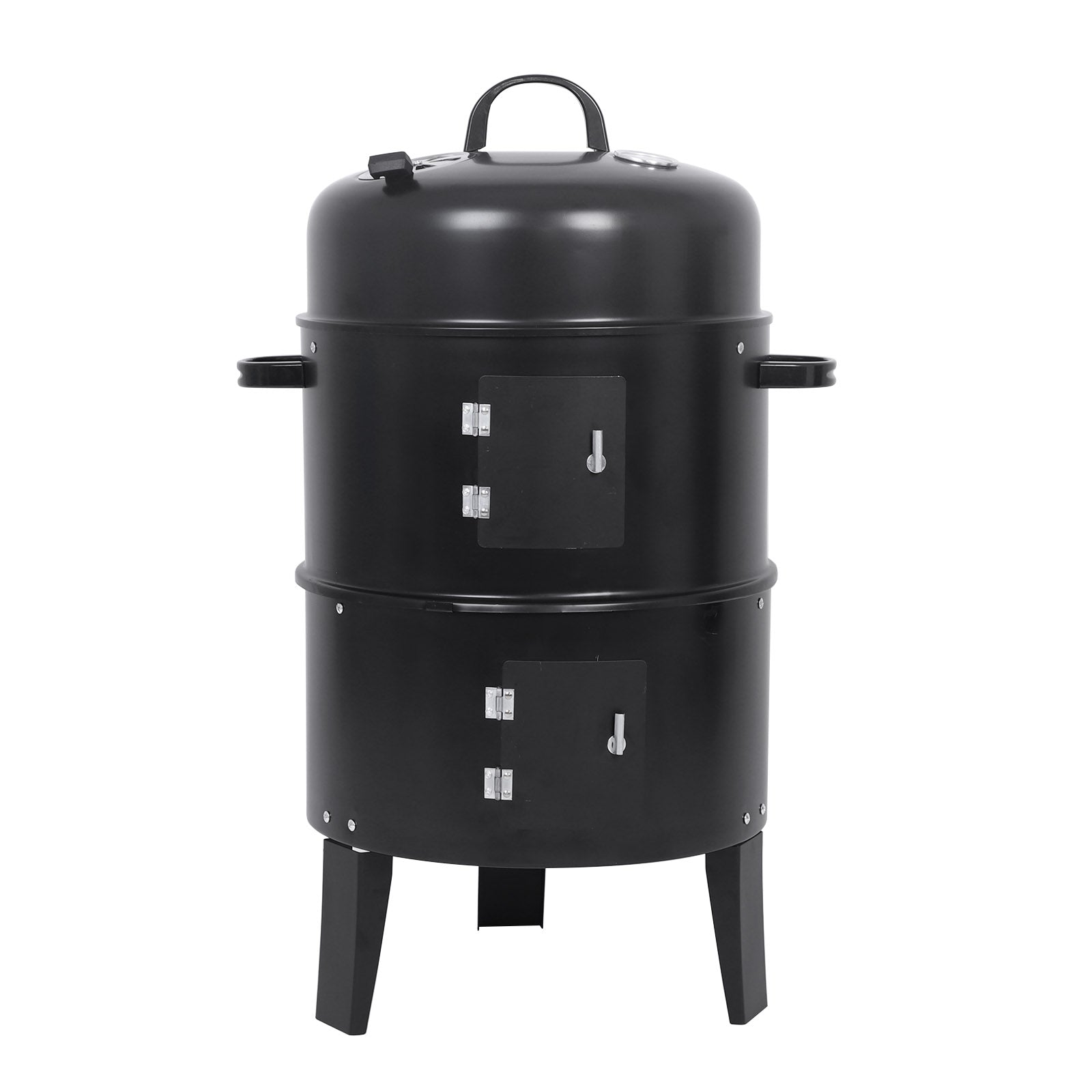 Barbecue Fumoir Vertical 3-en-1 Démontable – Grande Capacité