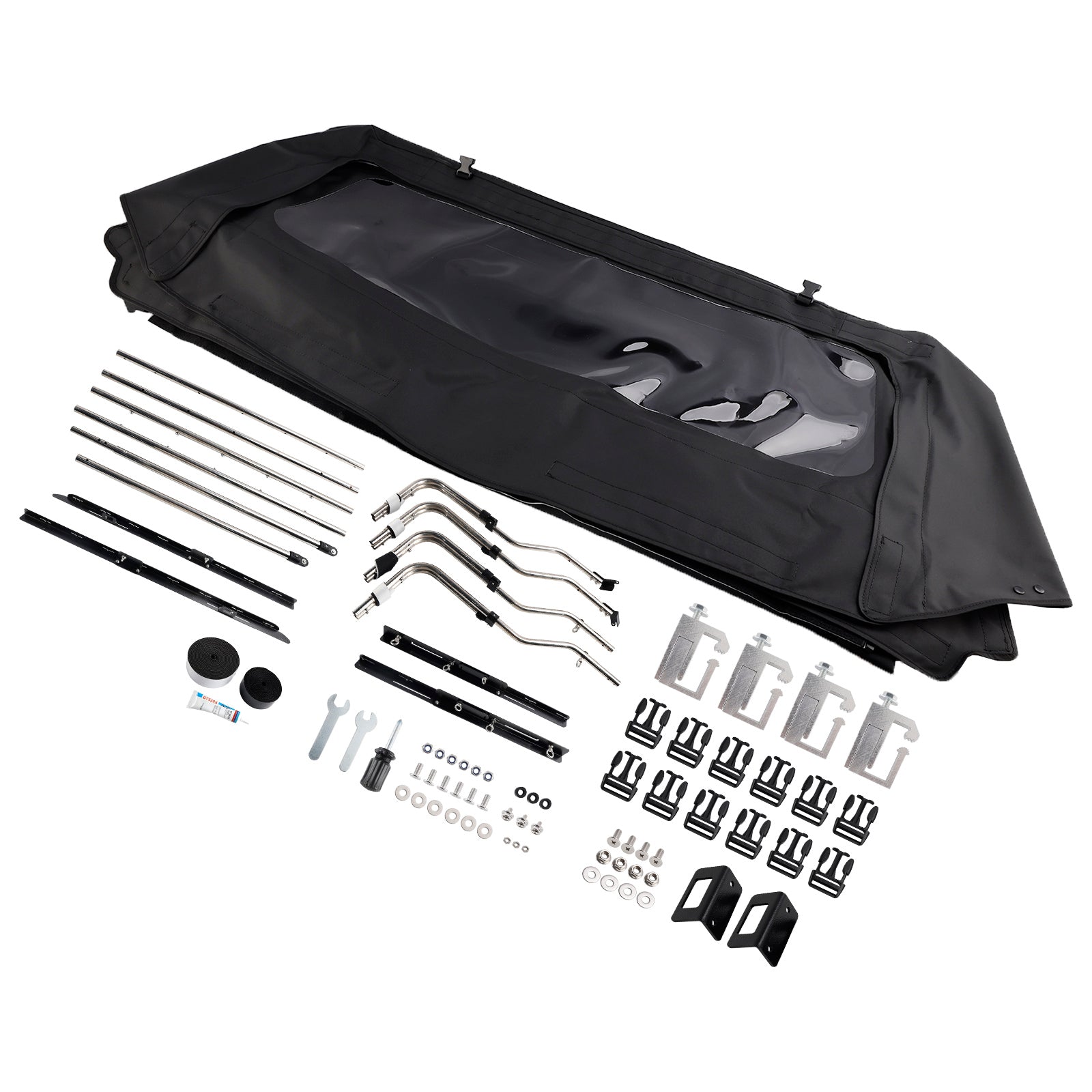 Tetto di camion flessibile da 5 pollici per Toyota Tacoma 4 porte 2016-2023