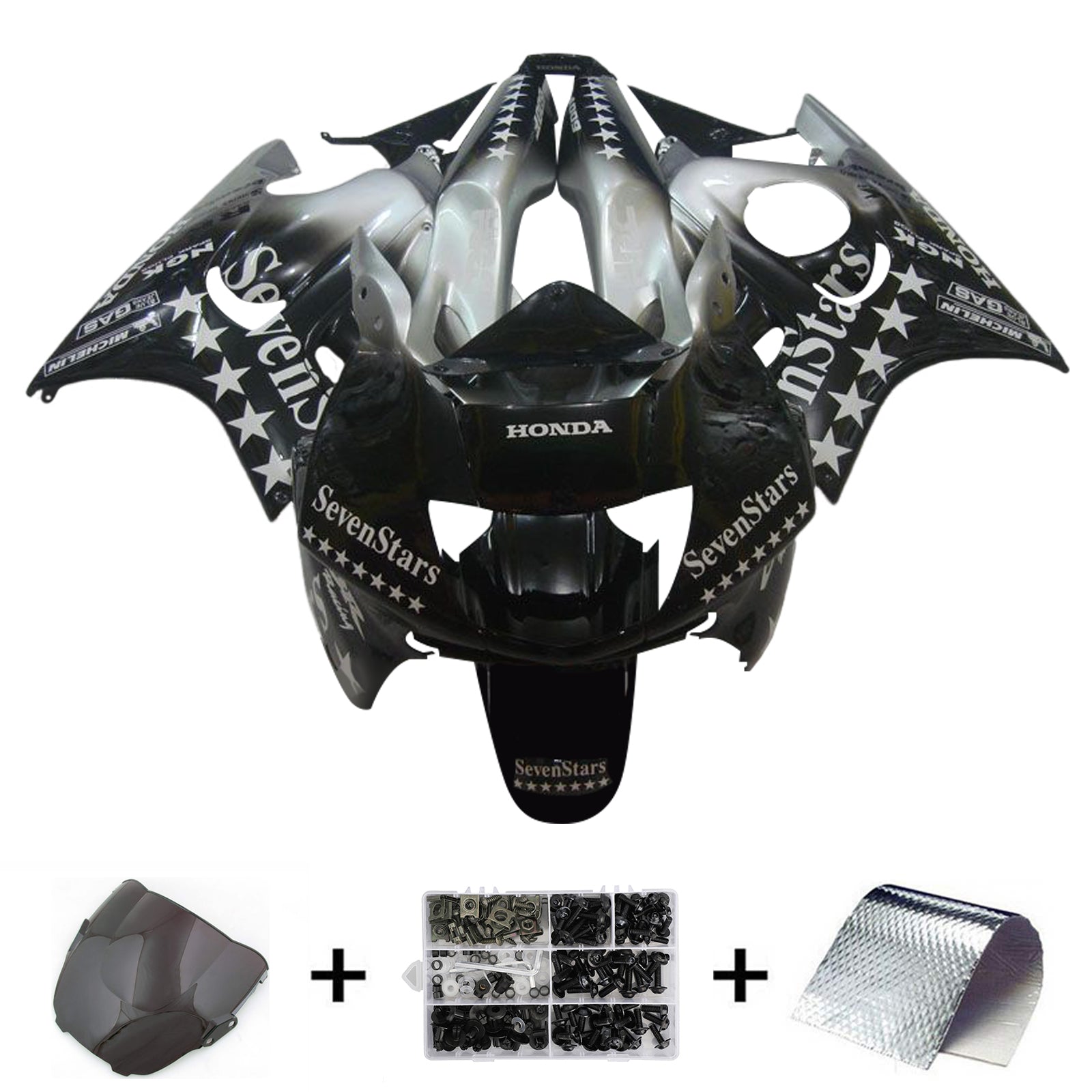 1995-1996 Honda CBR600 F3 injectiekuipset ABS kunststof carrosserie