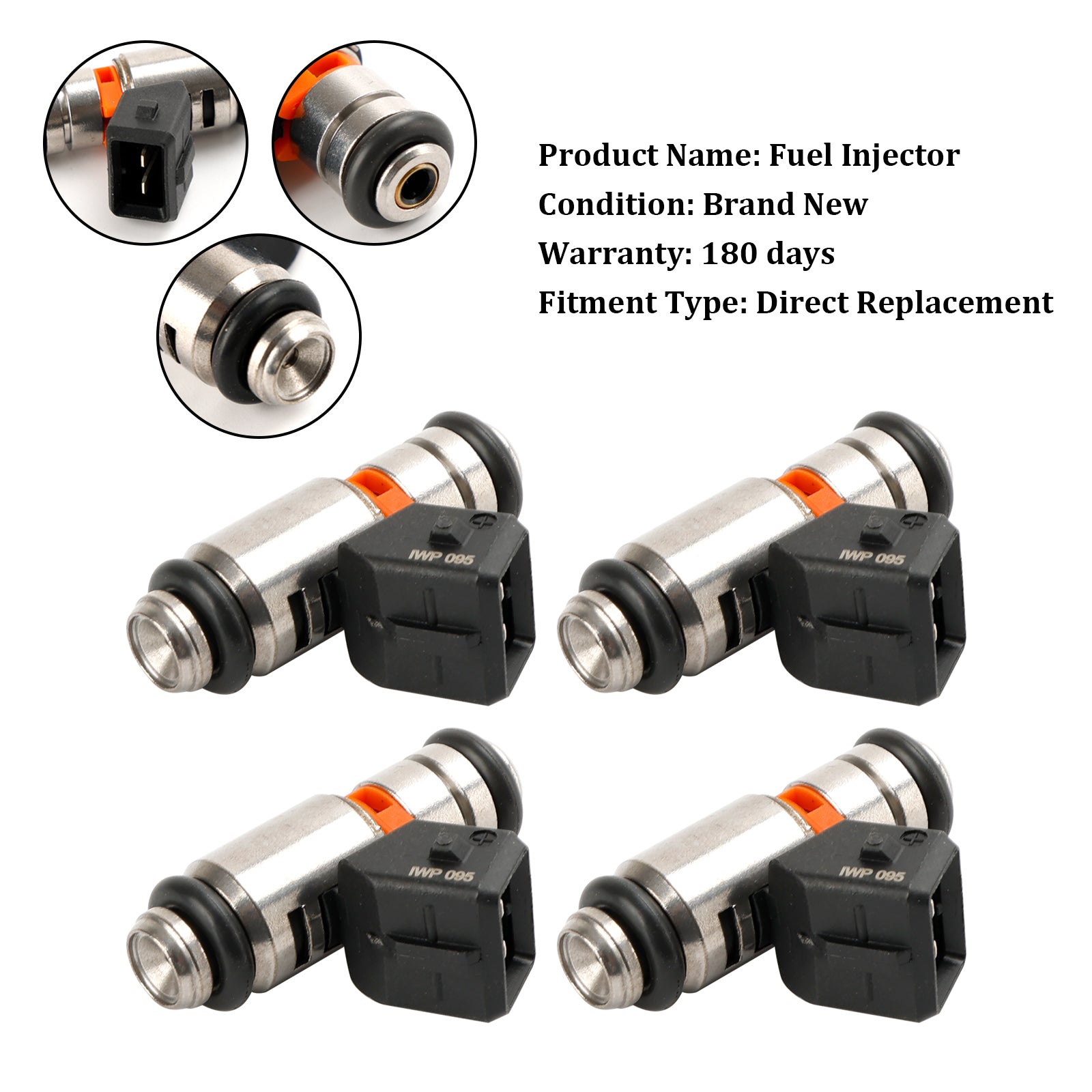 4 szt. Wtryskiwacz paliwa IWP095 dla Fiat Punto 1.4L 2007-2009 dla Fiat Palio 1.6L