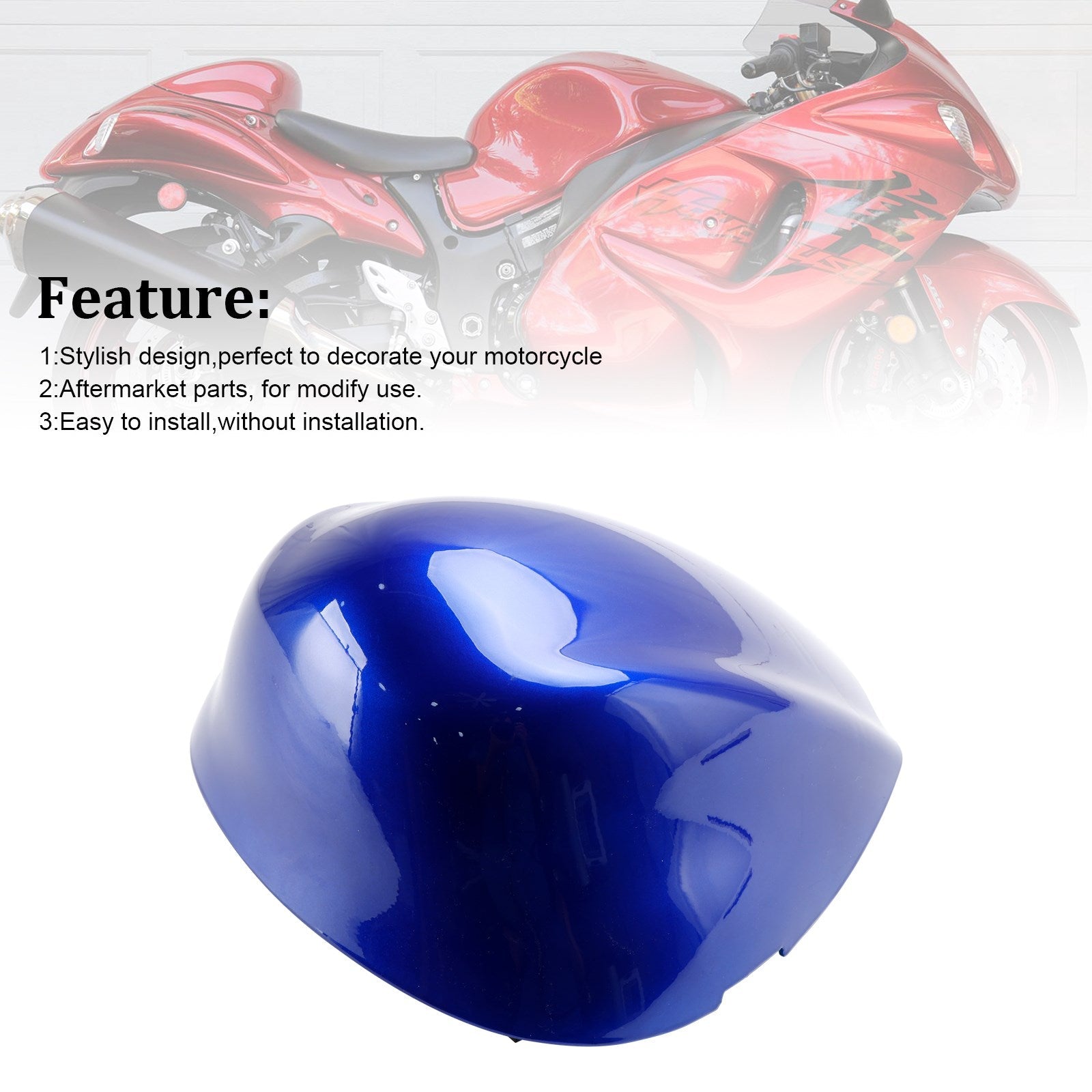 Cubierta del soporte del asiento trasero para Suzuki GSX1300R GSX-R1300 Hayabusa 2008-2020