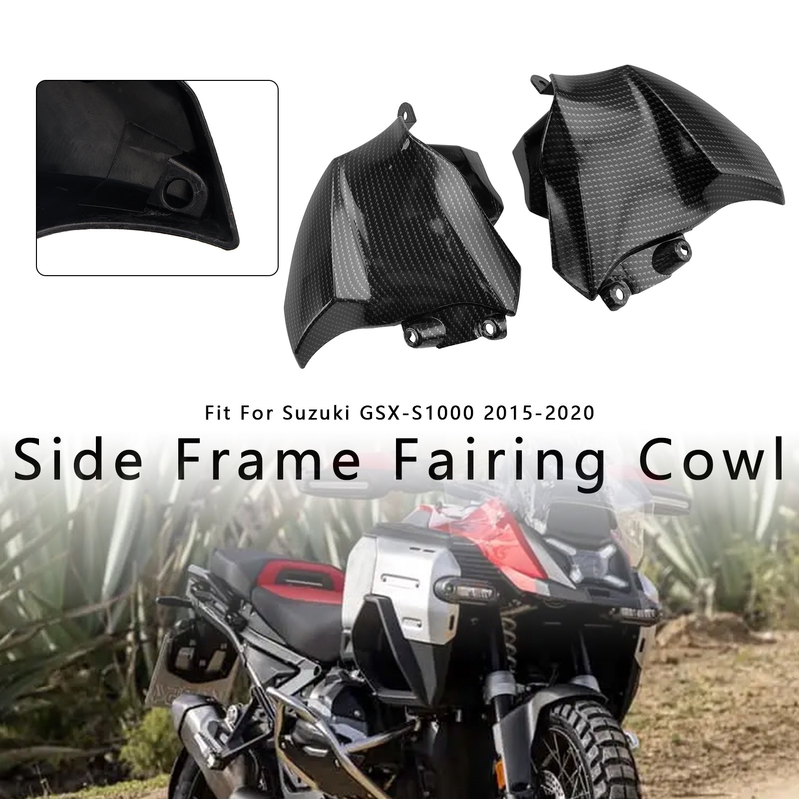 Carénage latéral et radiateur pour Suzuki GSX-S 1000 GSX S1000 2015-2020