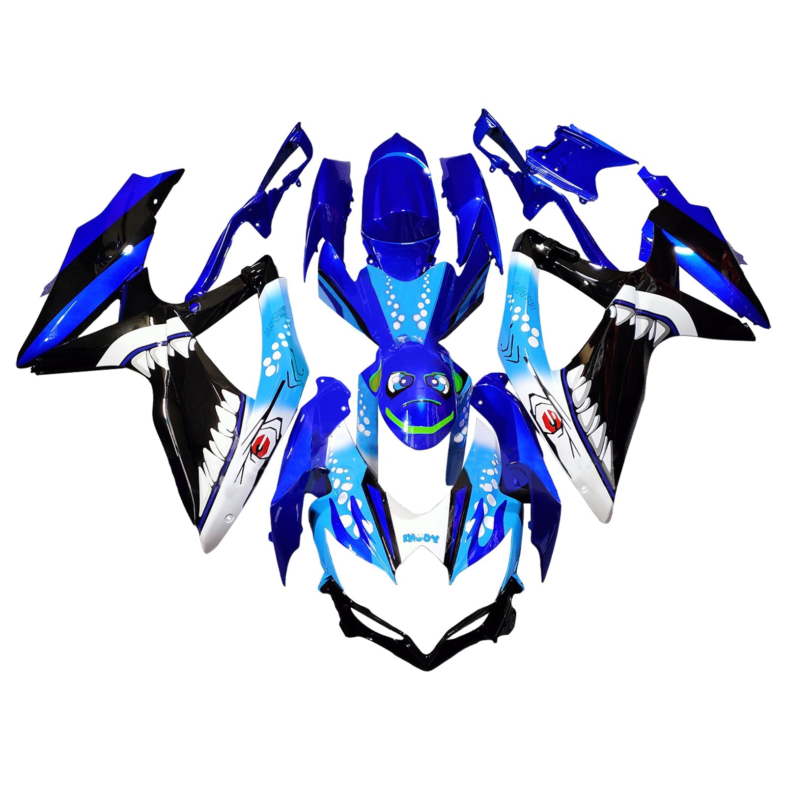 Kit shareling iniettato in plastica ABS per Suzuki GSXR 600/750 2008-2010 K8