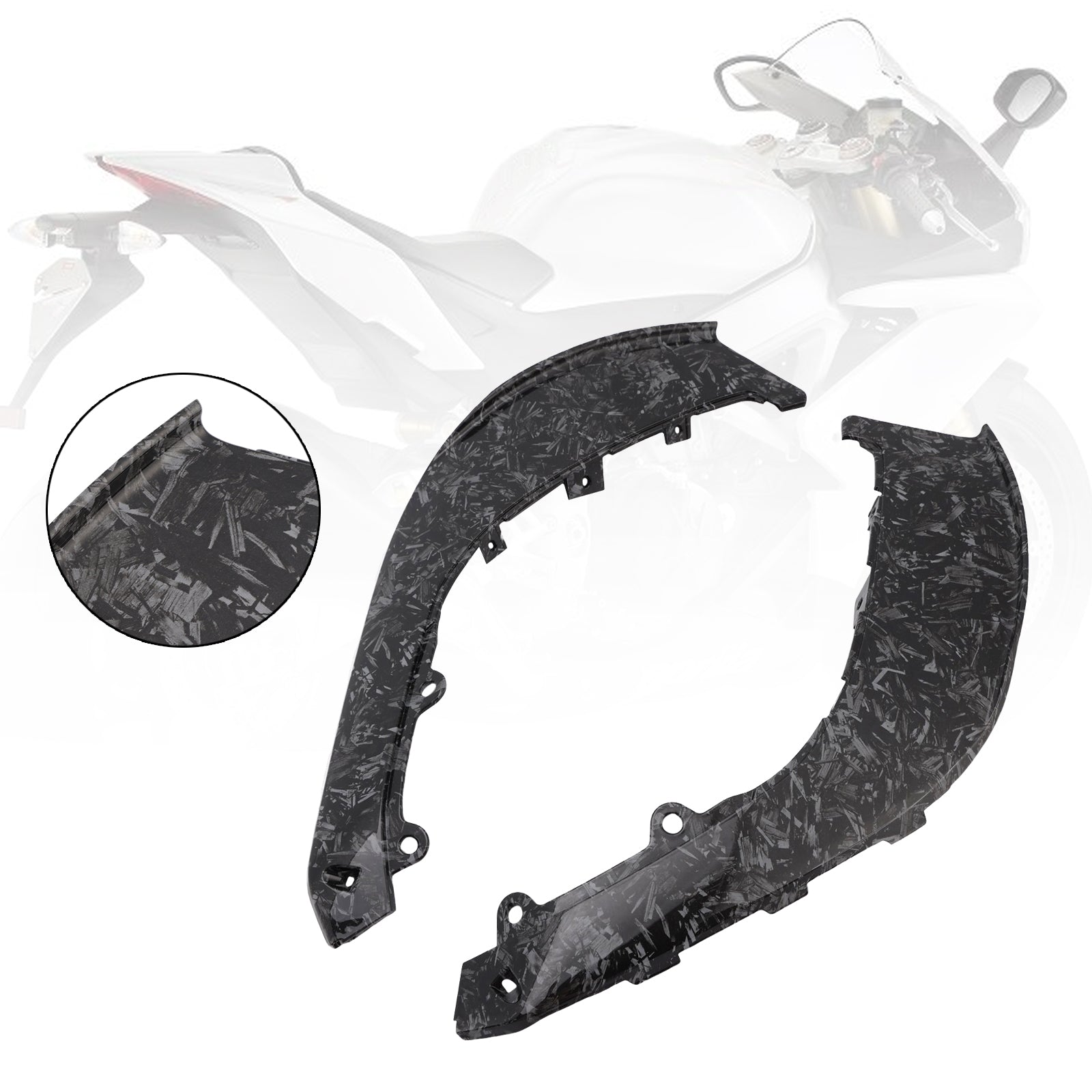 Ylävalo, sivupaneelit, runko ja huppu Aprilia RSV4 2021-2024