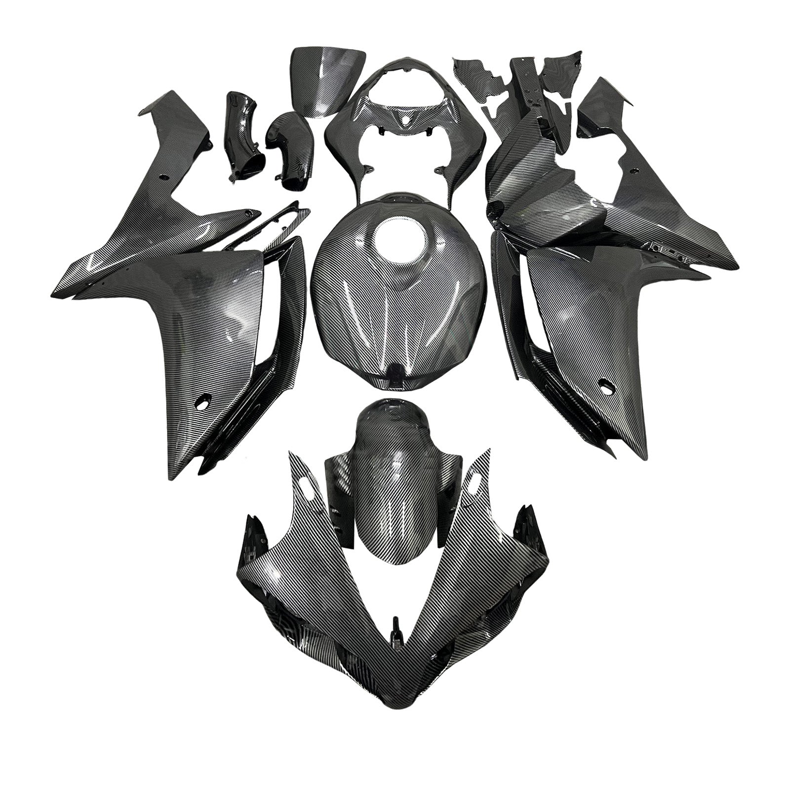 Kit carenatura iniettata in plastica ABS per Yamaha YZFR1 YZF-R1 2007-2008