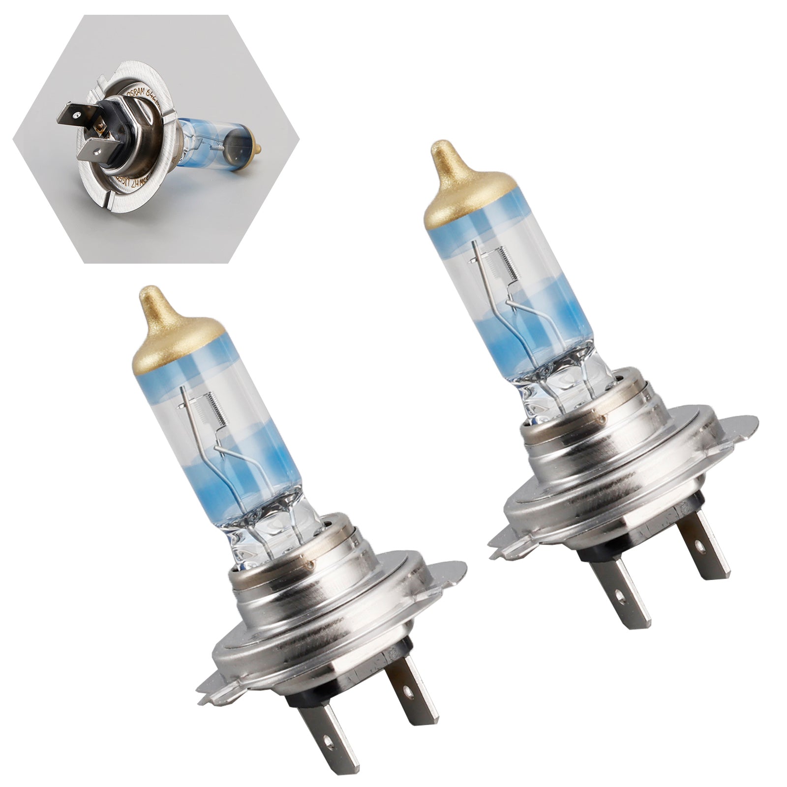 Set di 2 H7 64210NB220 12 V 55 W Bulbs per Osram