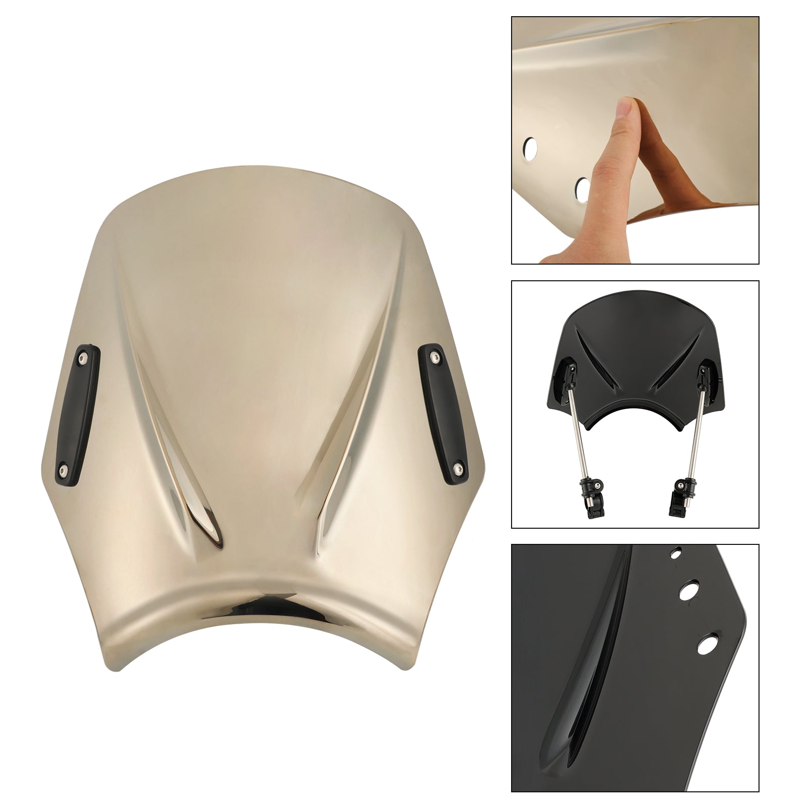 Moto con manubrio 22 mm/7/8 "Vidone del parabrezza universale