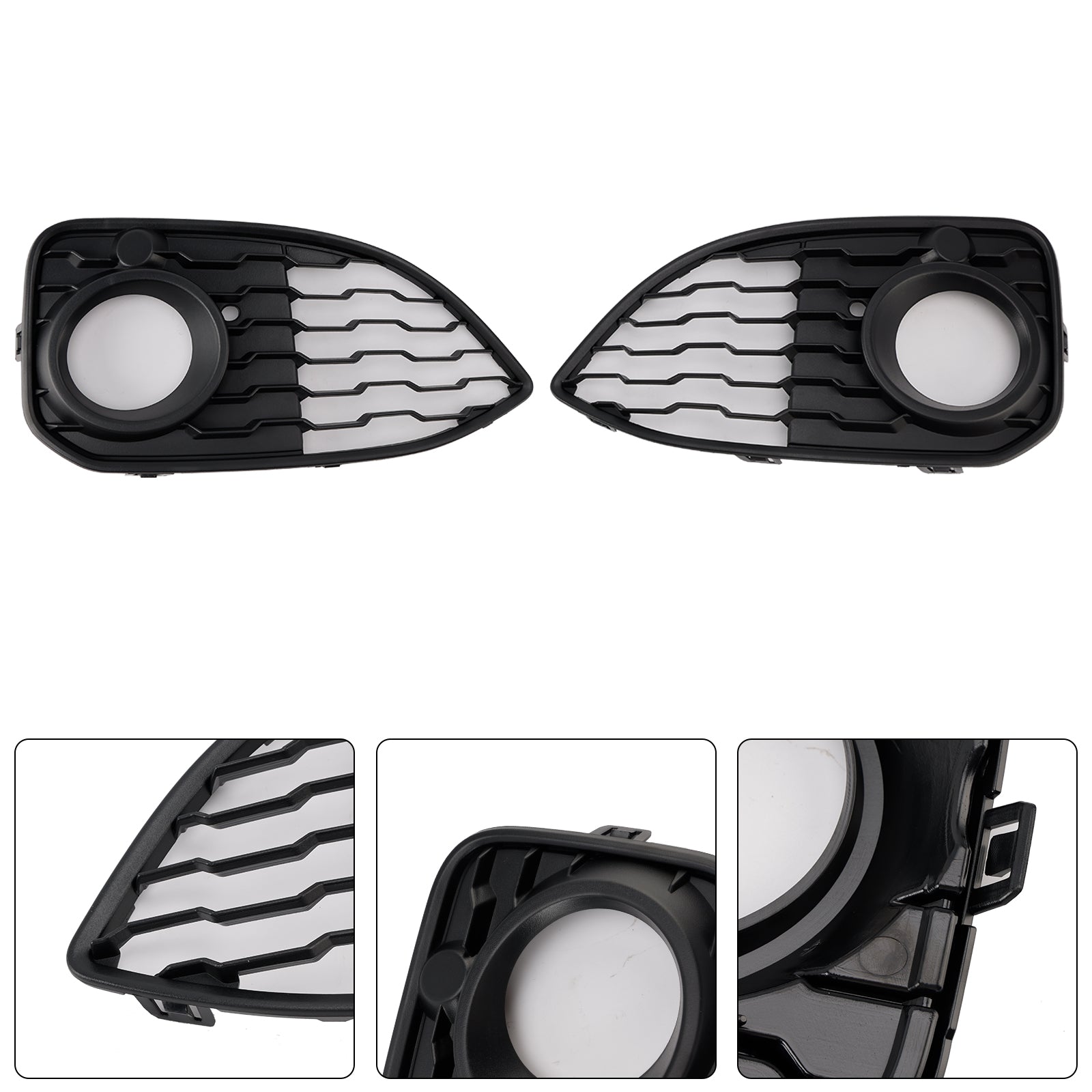 2-delige mistlichtbeschermingsraster voor BMW 1 F20 F21 LCI M-Sport 2015-2019