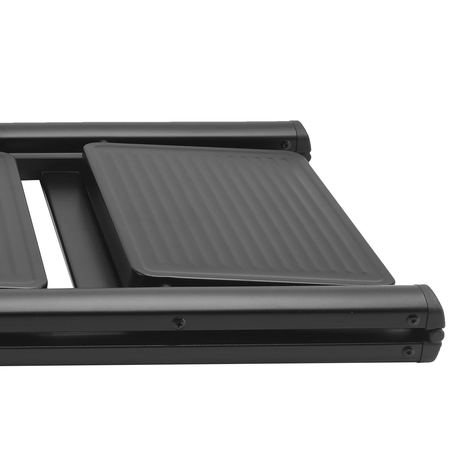 Trap, 3 niveaus, opvouwbaar, aluminium, breed, licht, compact, ladder