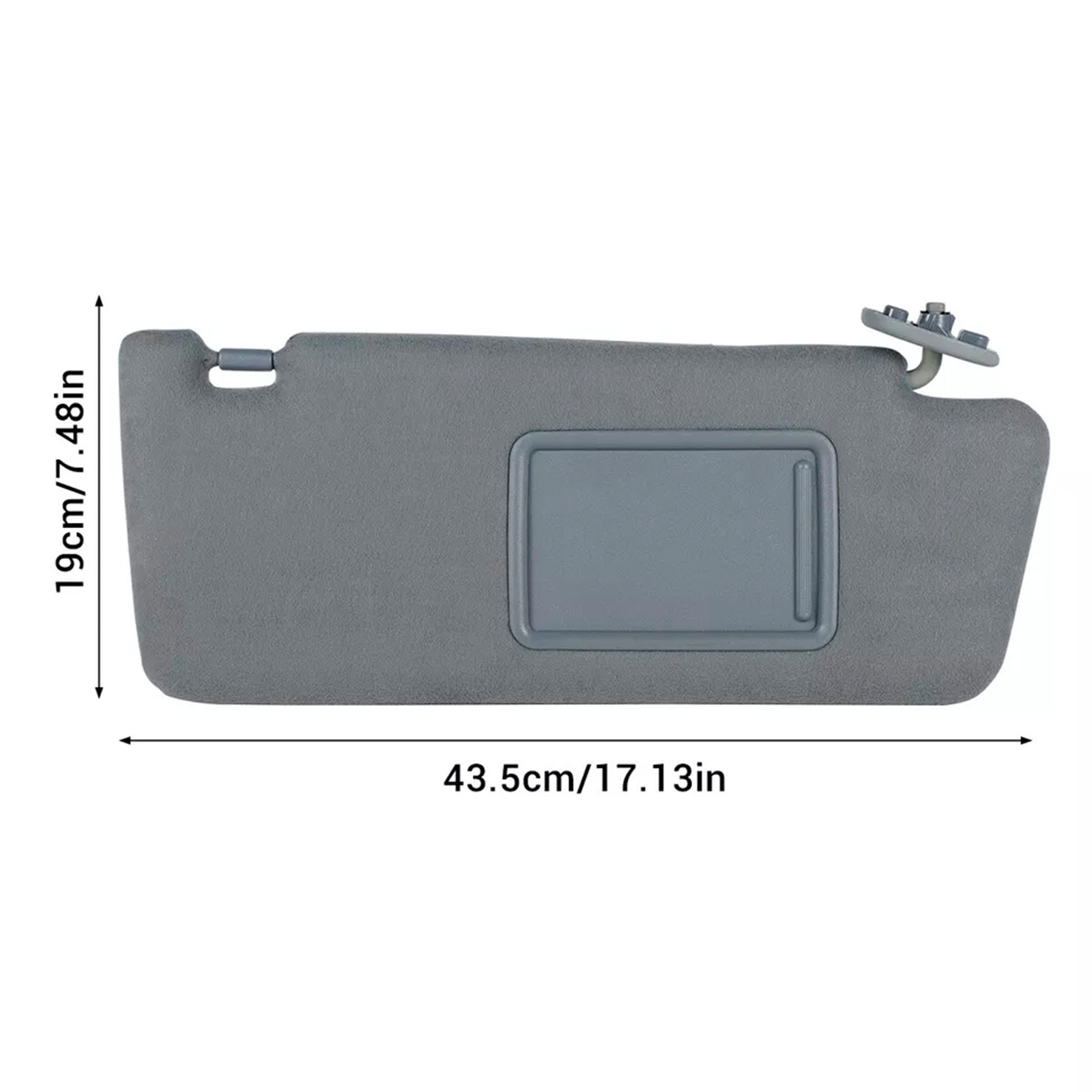 Gray prawy Słońce Visor dla Nissana Altima 2013-2018 74310-04181-B1