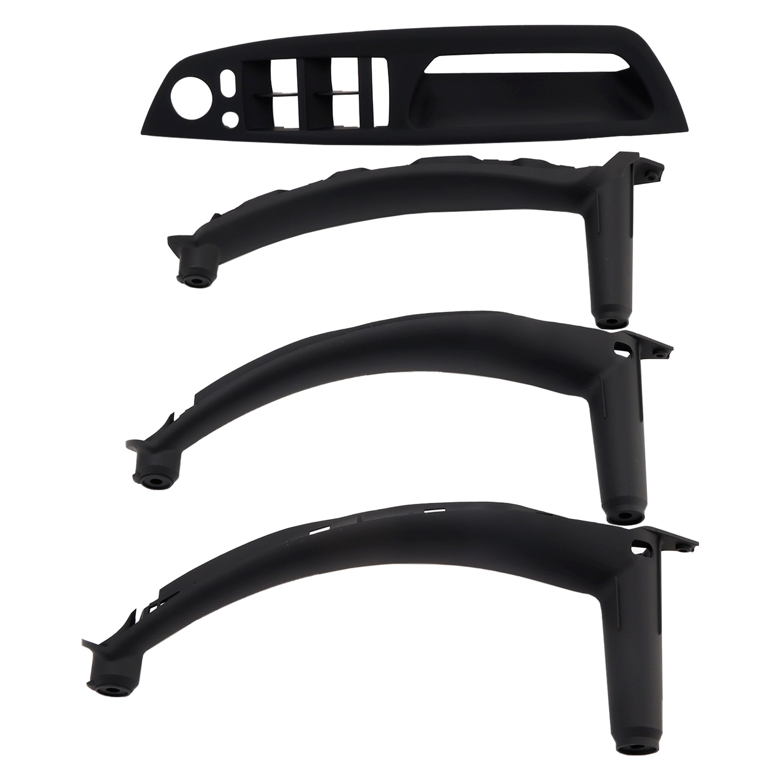 Komplet 4 črnih notranjih kljuk za BMW E70 X5 E71 X6 07-14