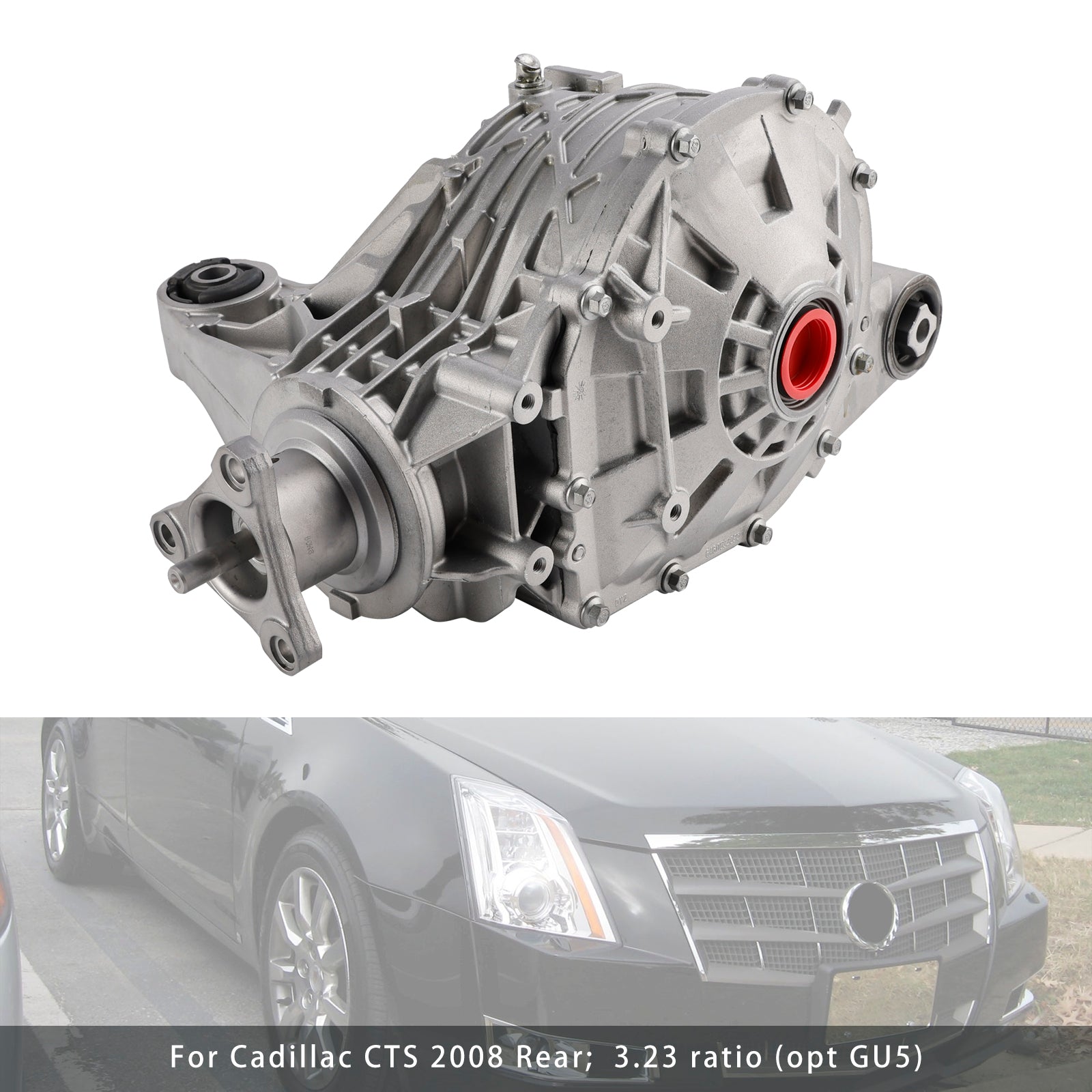 Support de différentiel d'essieu arrière Cadillac CTS 2008, rapport 3,23 (option GU5), 25979053, 25868433, 440-00155