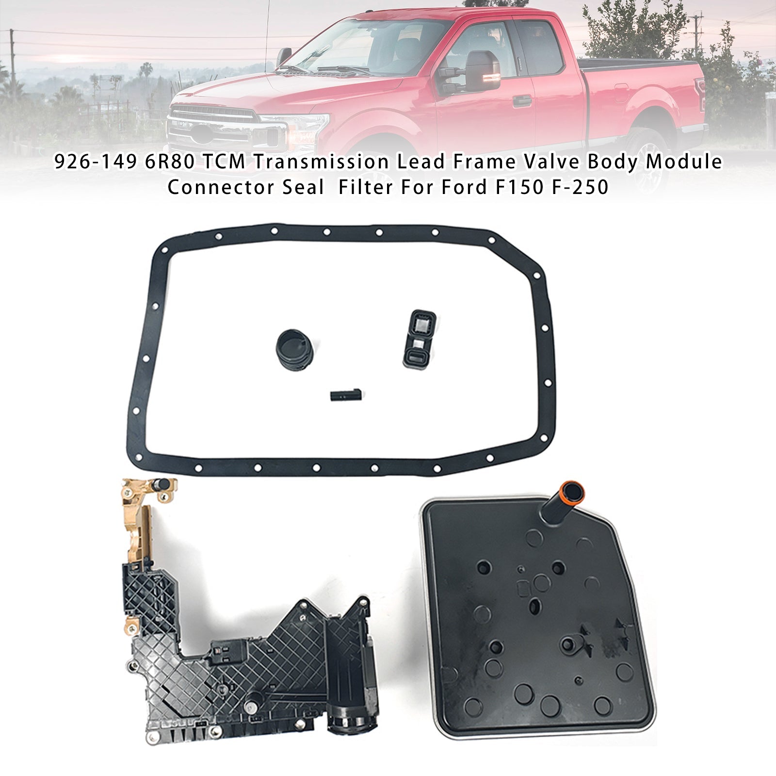 Filtre de joint de connecteur de module de corps de soupape de cadre de plomb de transmission TCM pour F-250 Super Duty F350 Super Duty 2017-2020