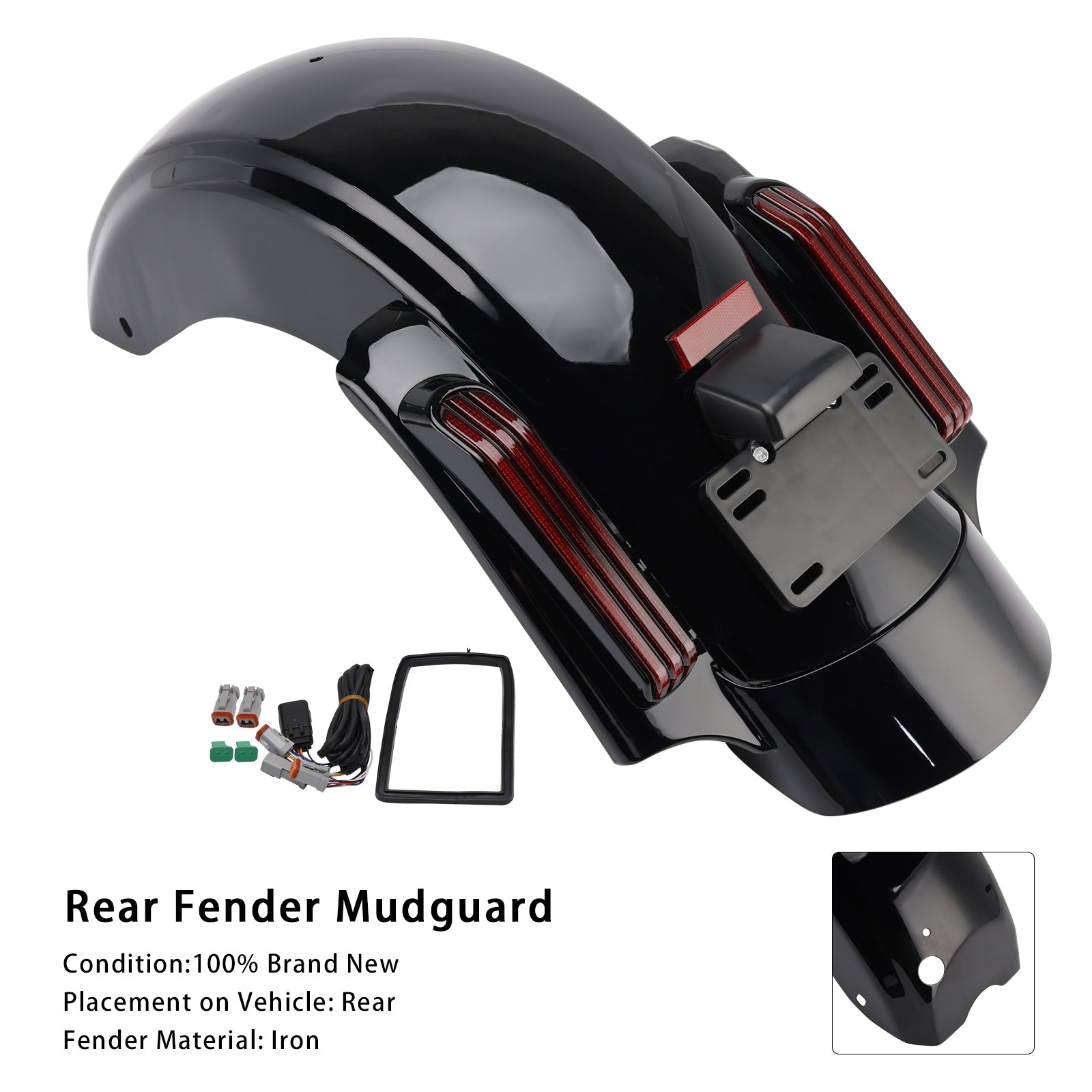 Sistema parafango posteriore Harley Touring Road Glide FLTRX 2024-2025