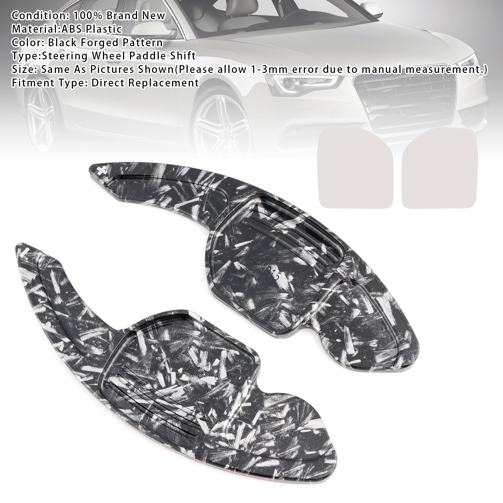 Extension de palettes de changement de vitesse au volant pour Audi A3 A4 A5 A6 A8