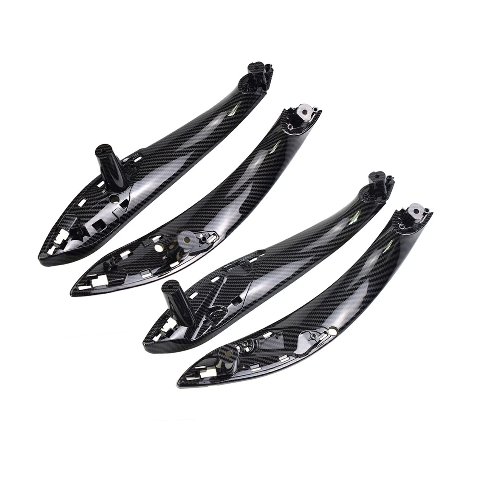 Juego de 4 tiradores de puerta interiores de carbono para BMW F30 F80 F31 F32 F33 F35