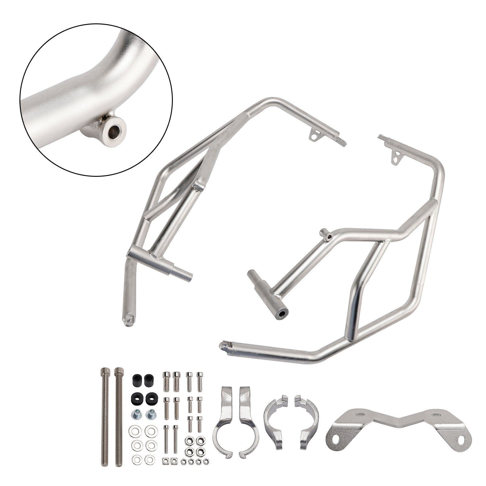 Teräksinen moottorin rungon yläosan suojalista BMW S1000Xr (2024-2025) -malliin.