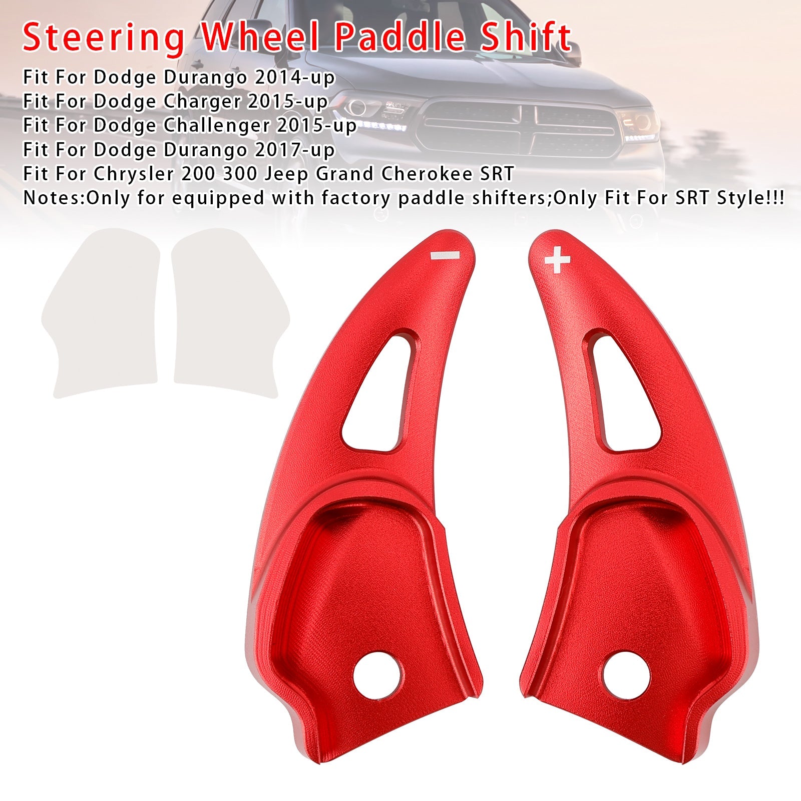 Extension de palettes de changement de vitesse en aluminium pour Challenger Charger Durango SRT