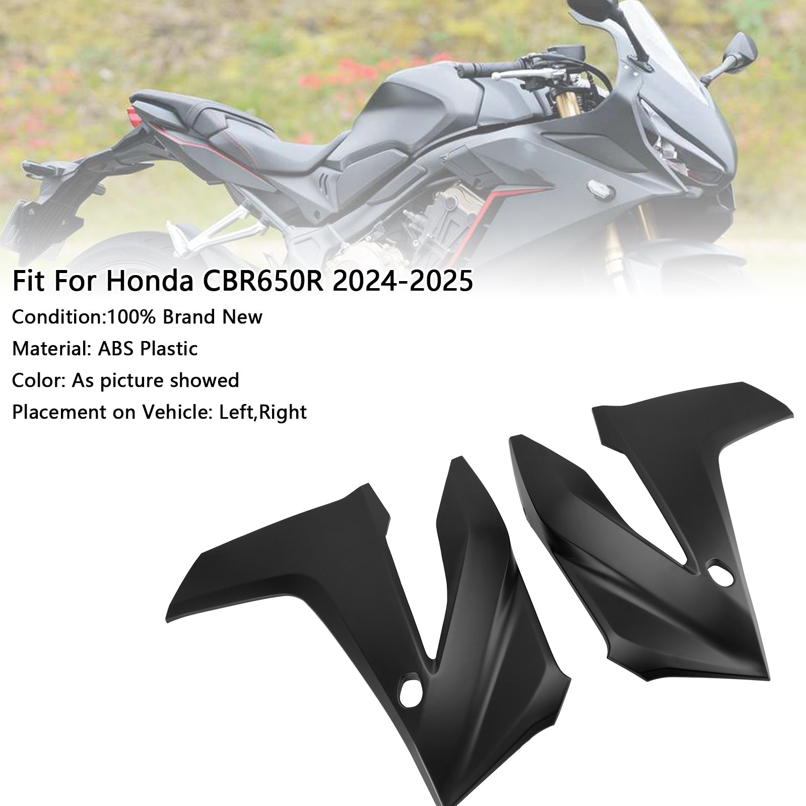 Sivuttaiskehyksen suojapaneeli, Fairing, Hood, Honda CBR650R 2024-2025