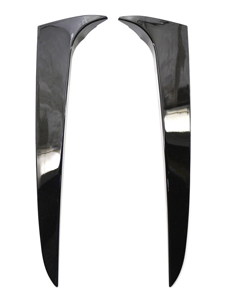 Paire de becquets latéraux de lunette arrière noir brillant pour BMW X3 F25 2011-2017