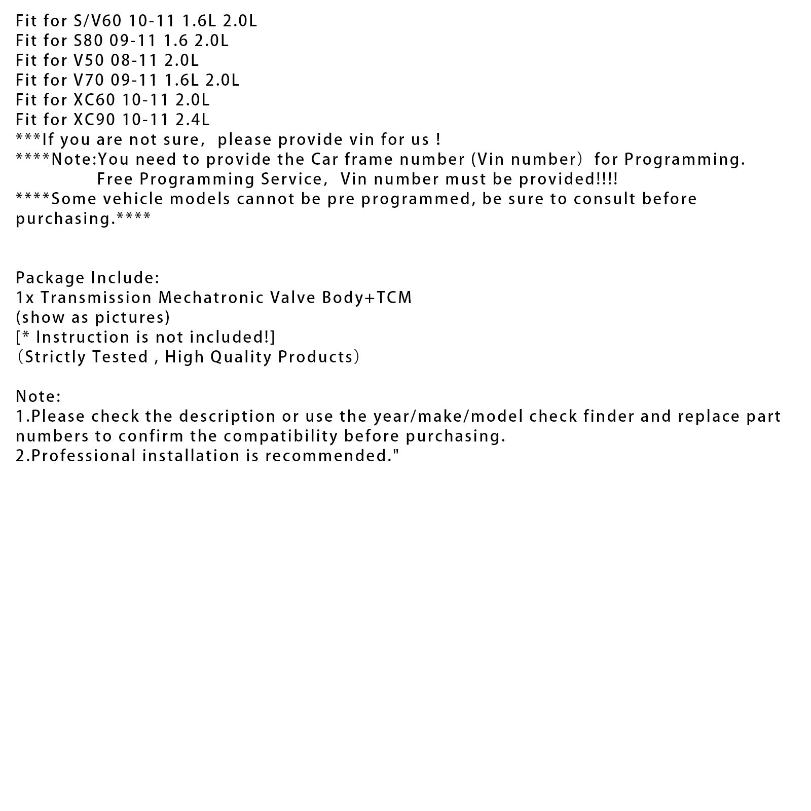 Blocco valvole meccatronico + modulo di controllo della trasmissione (TCM) 6DCT450 MPS6 7M5R-7H035-AD per Ford S-Max 2.0L (2010-2011)