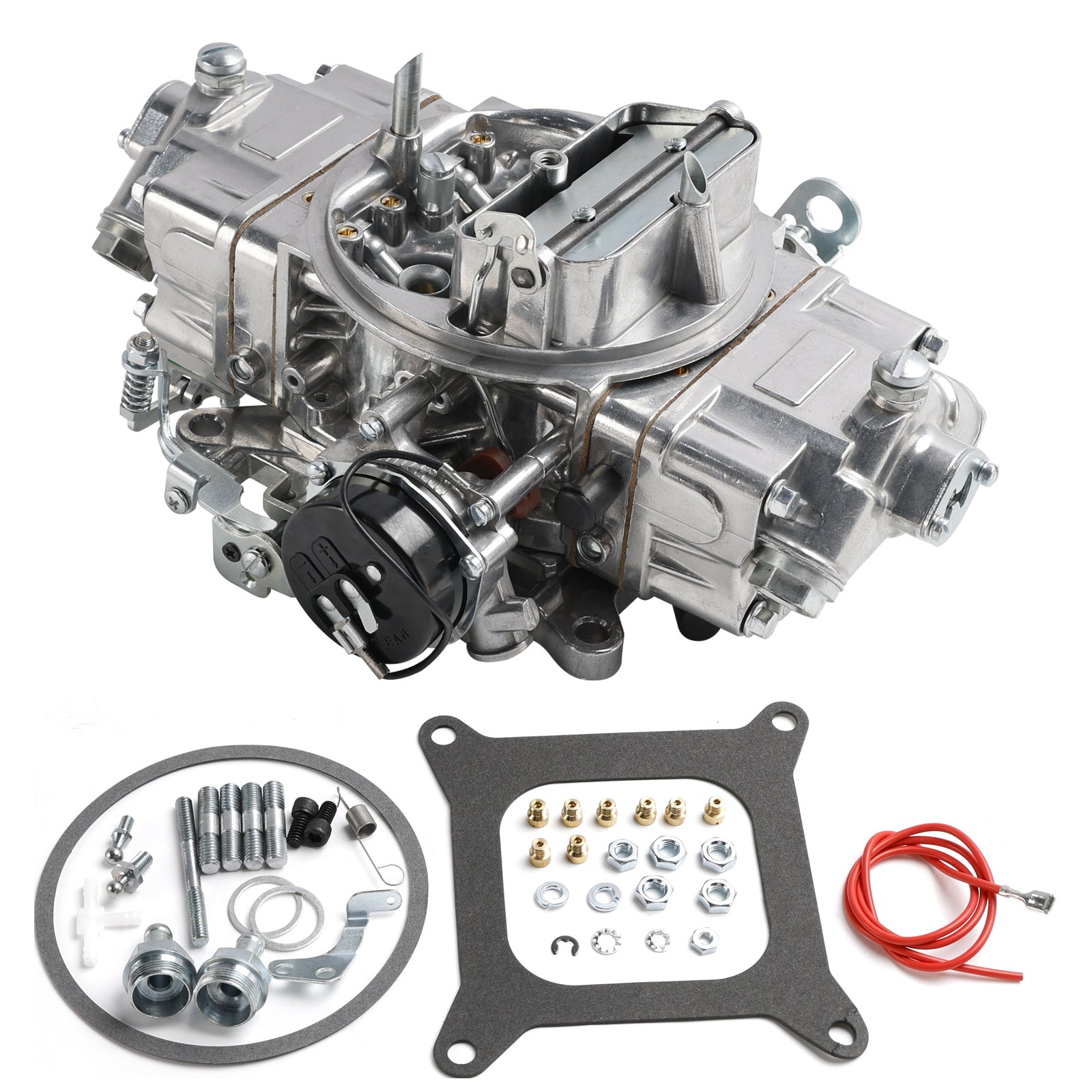 Brawler 4 Barrel 650 CFM carburateur met dubbele pomp en elektrische choke BR-67255